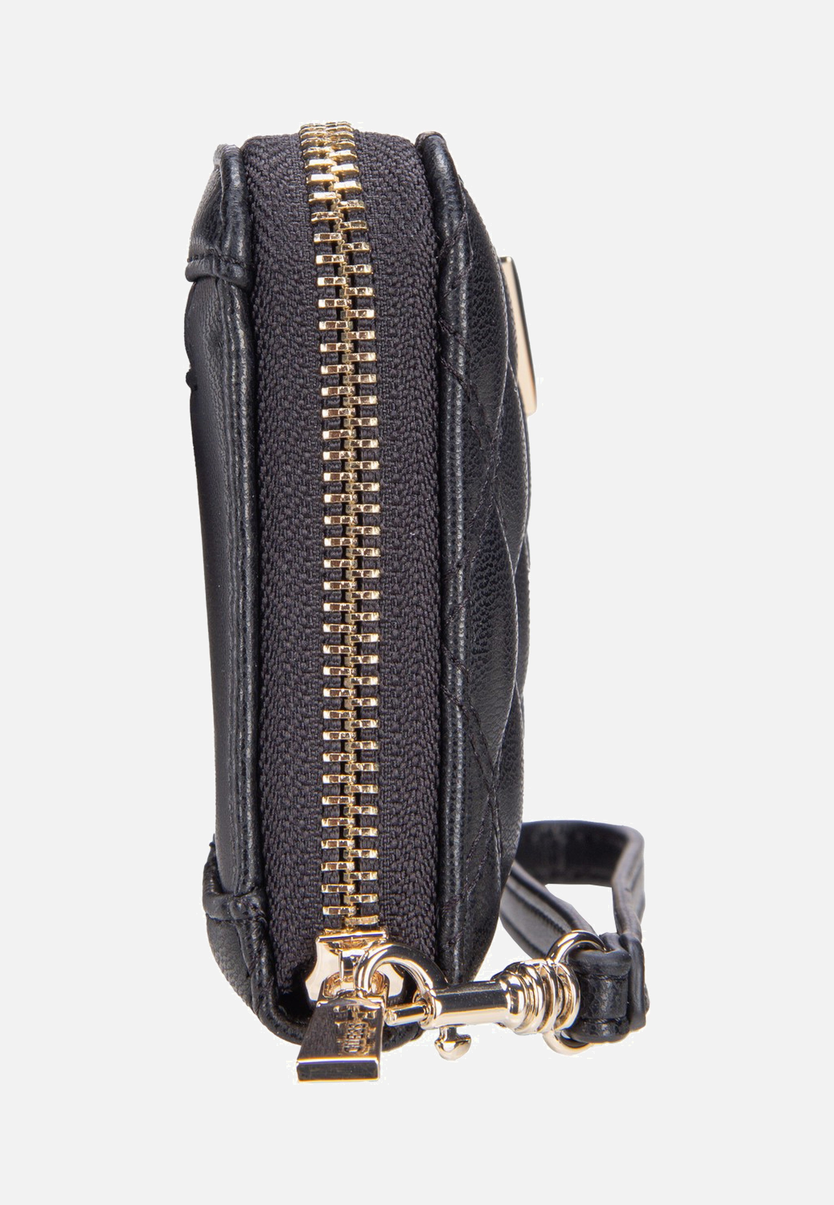 Guess Giully II Slg Large Zip Around Black Wallet