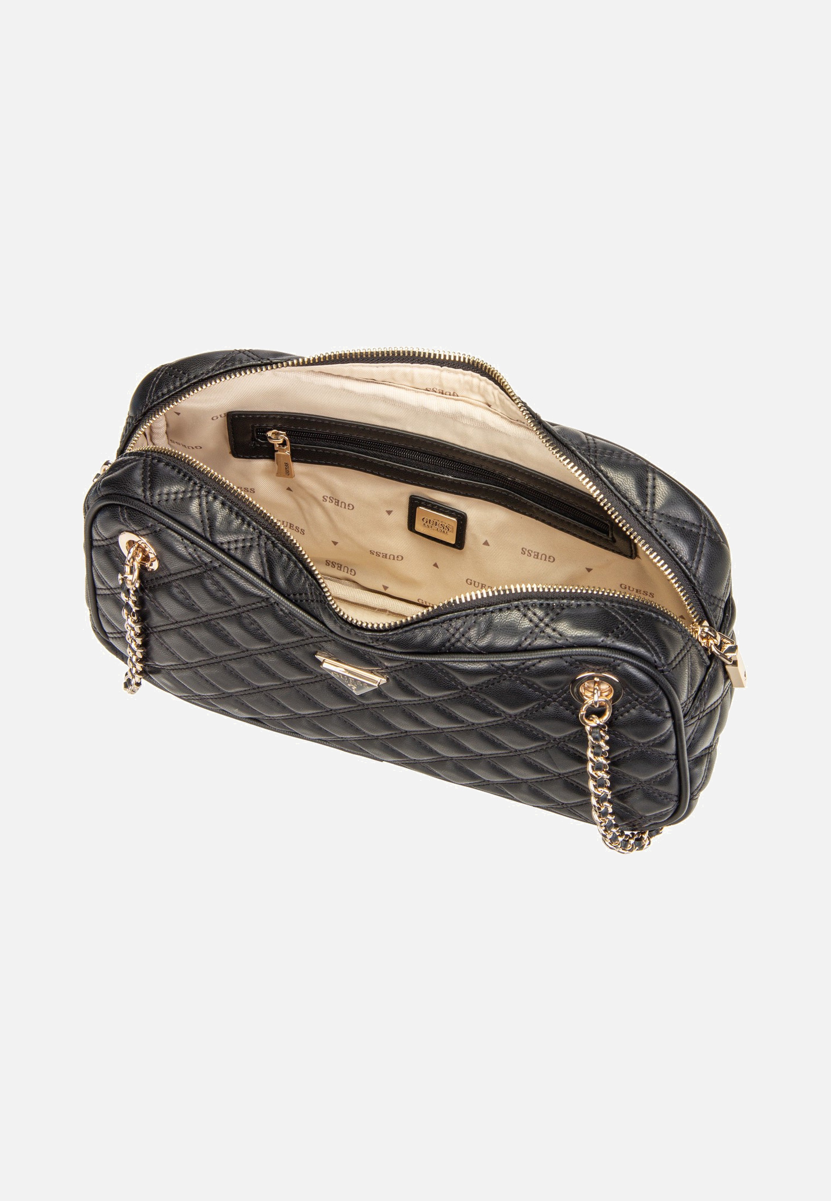 Guess - Giully II Shoulder Satchel Black - Satchel | Women-Image