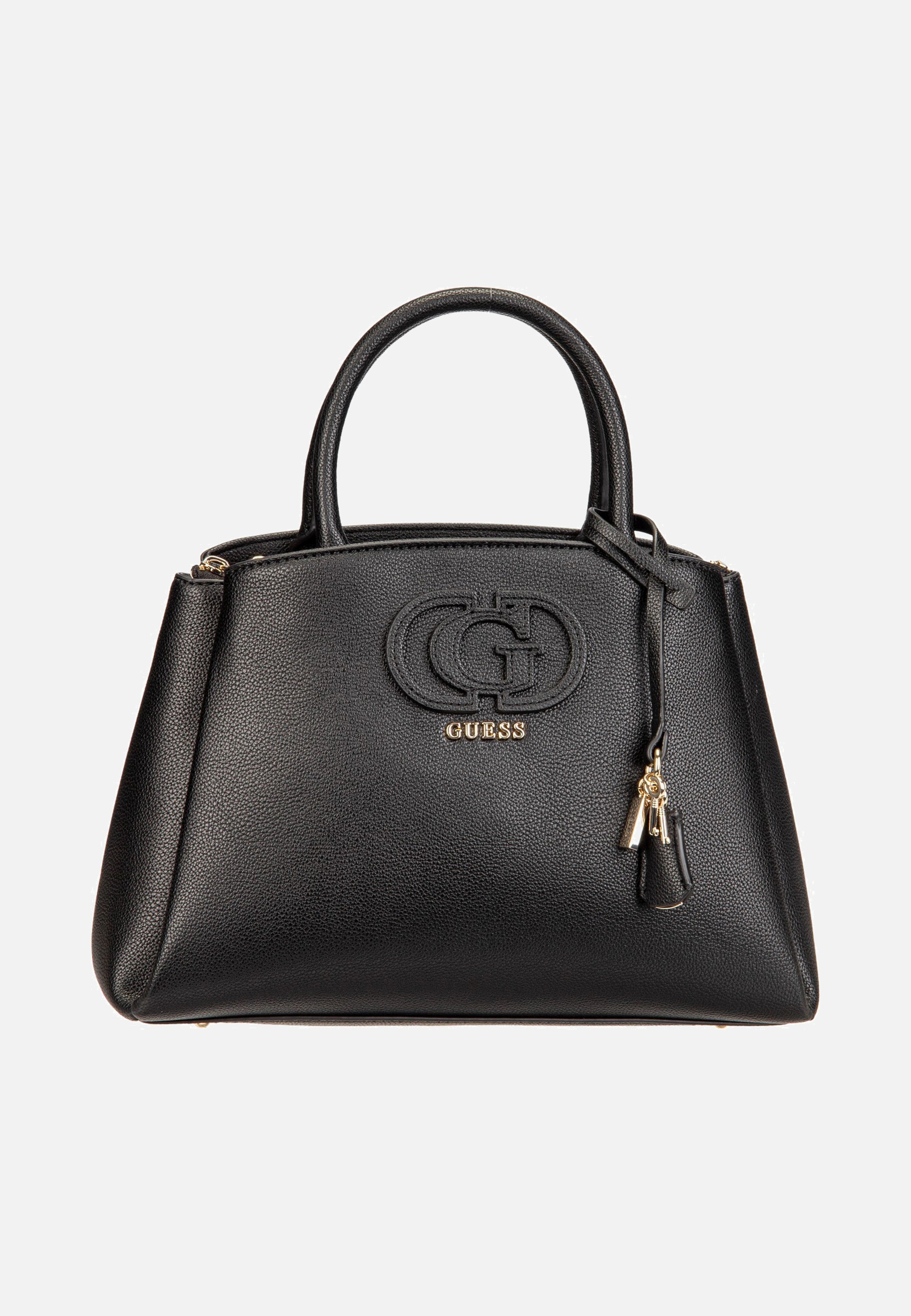 Guess - Isola 3 Comp Satchel Black - Satchel | Women-Image