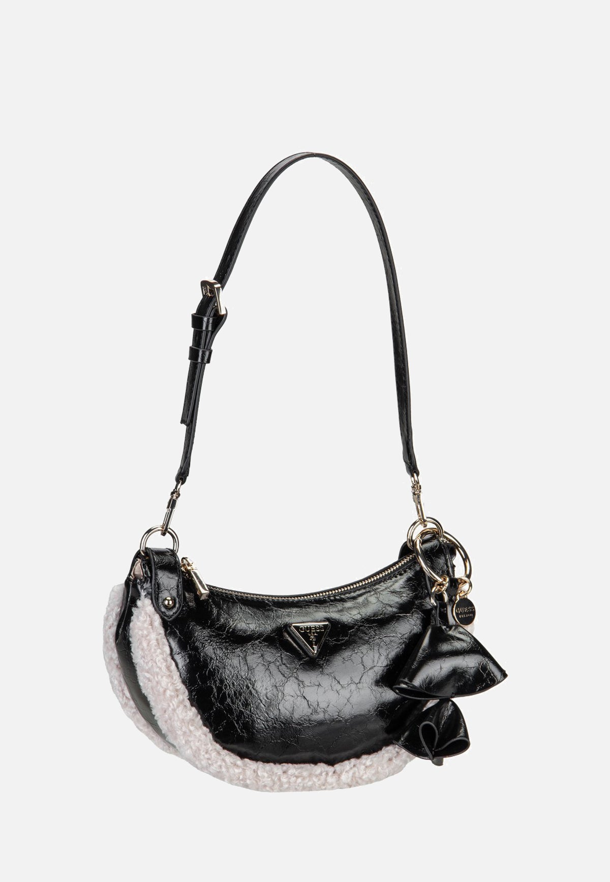 Guess Katie Convertible Shiny 53180 Black Borsa da sera