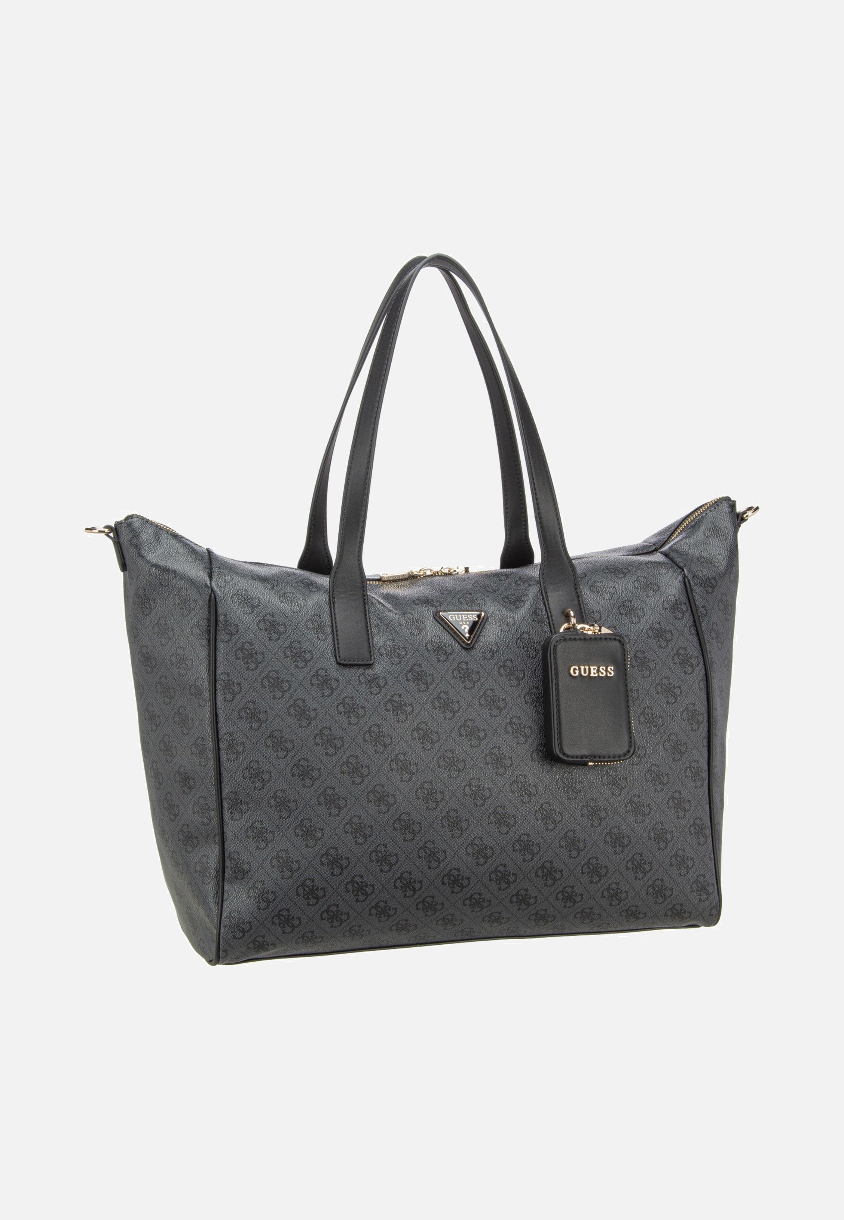 Guess Latona Carryon Large Tote Coal Logo Shopper
