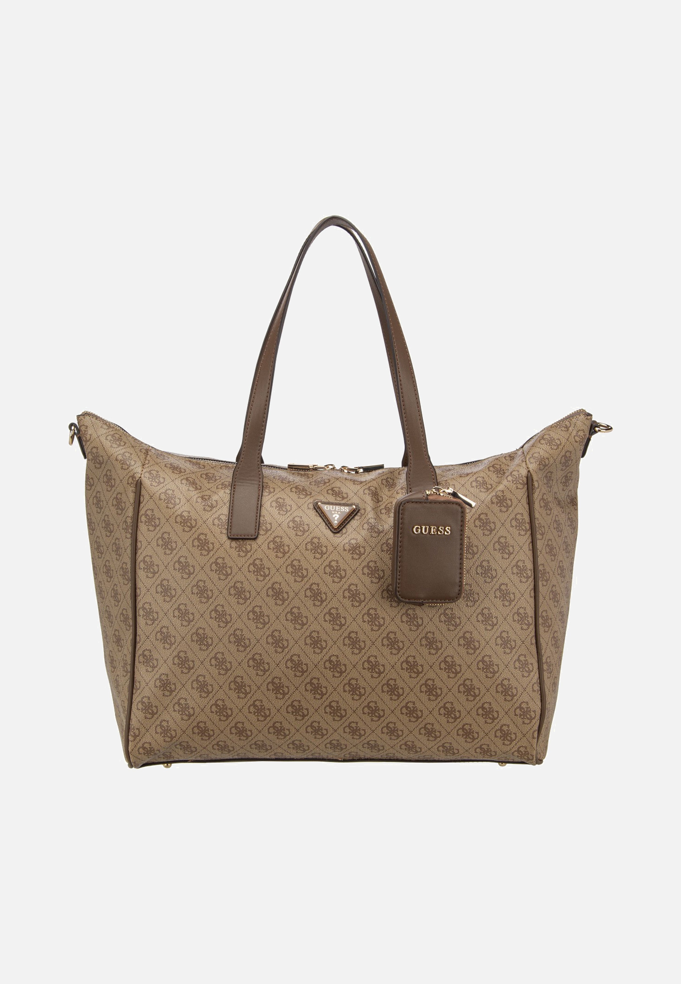 Guess - Latona Carryon Large Tote Latte Logo - Shopper | Women-Image
