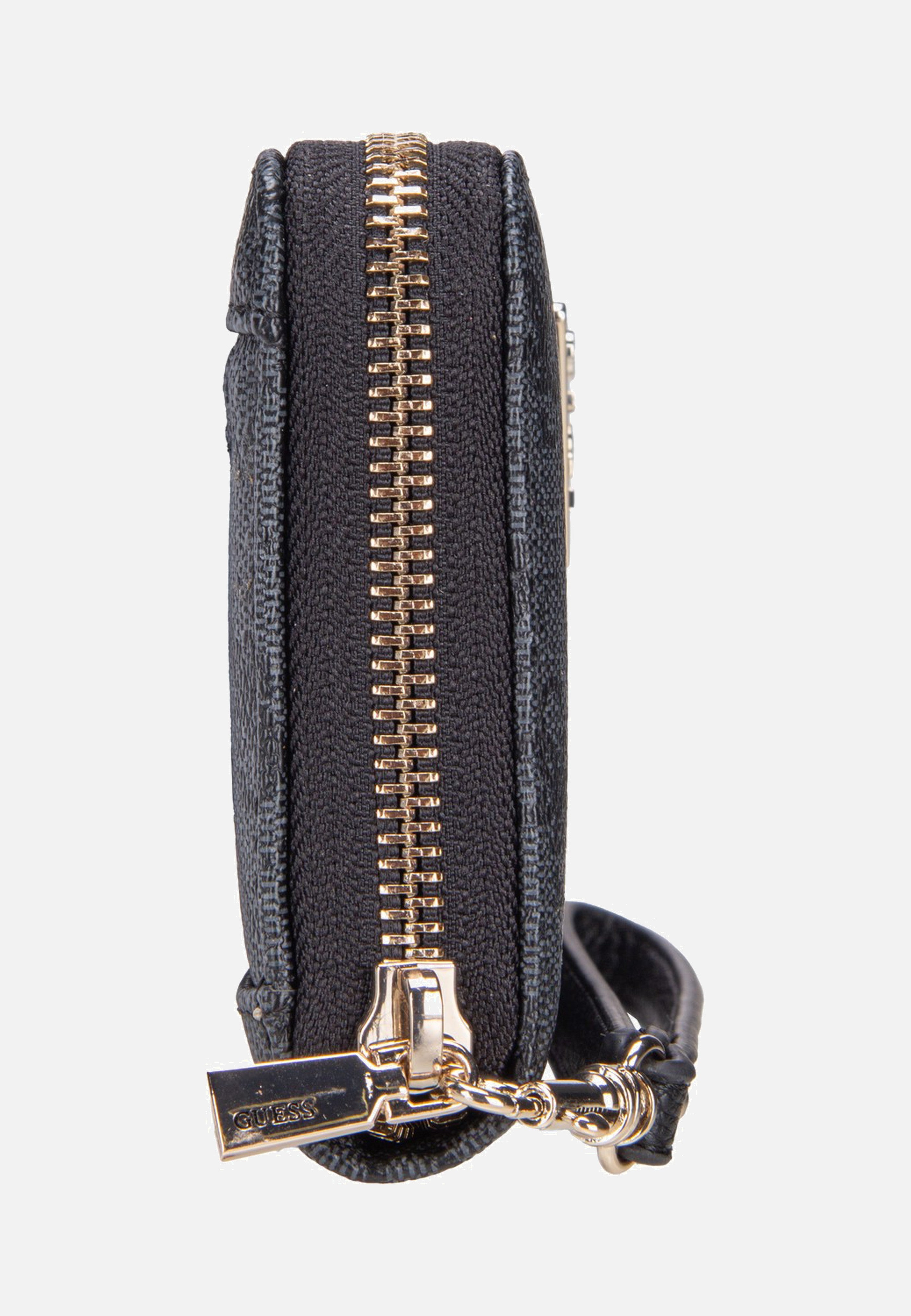 Guess - Laurel II Slg Large Zip Around Coal Logo - Wallet | Women-Image