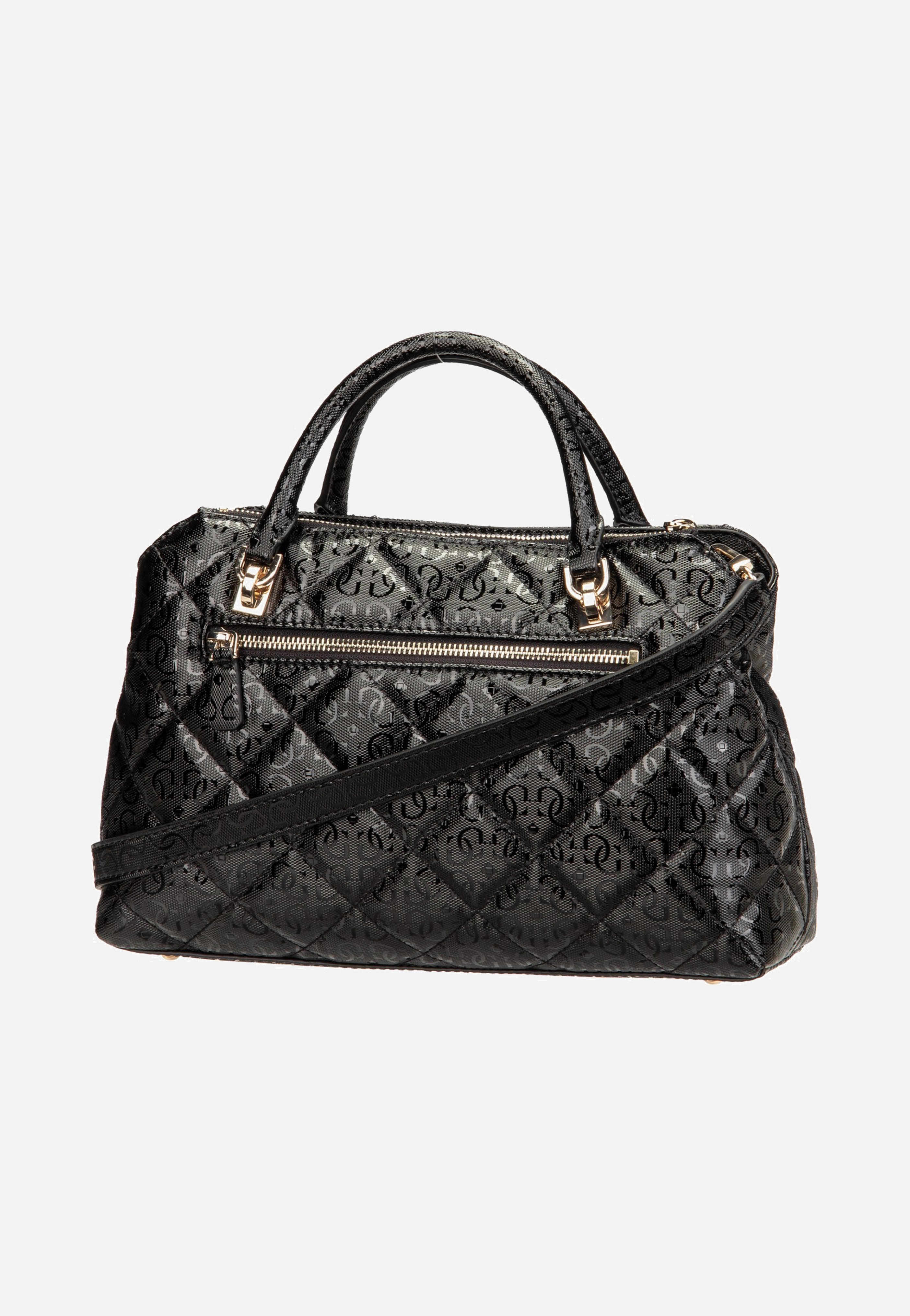 Guess - Libby 2 Comp Satchel Black - Satchel | Women-Image