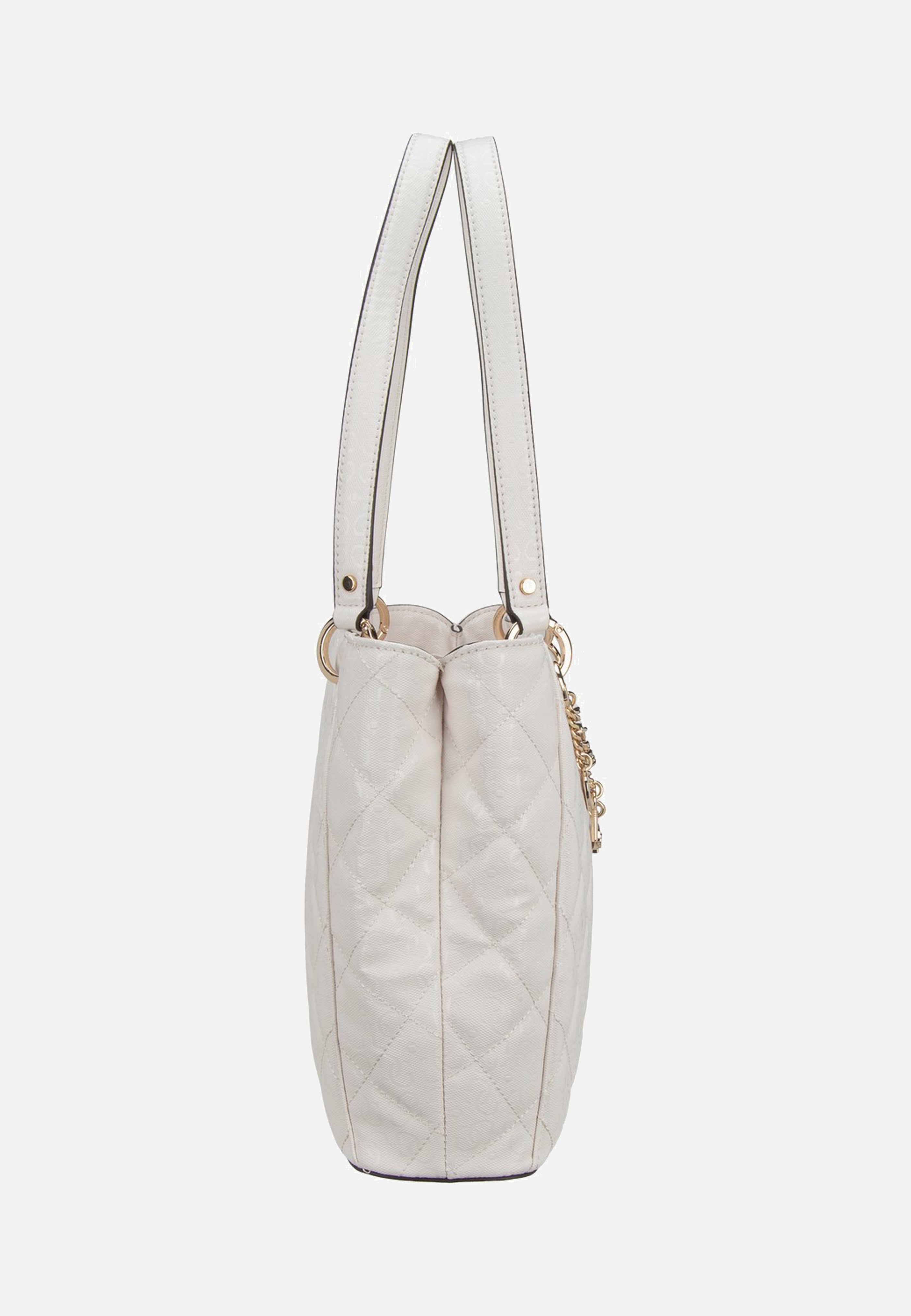 Guess Libby Noel Tote 12250 Off White Tote Bag