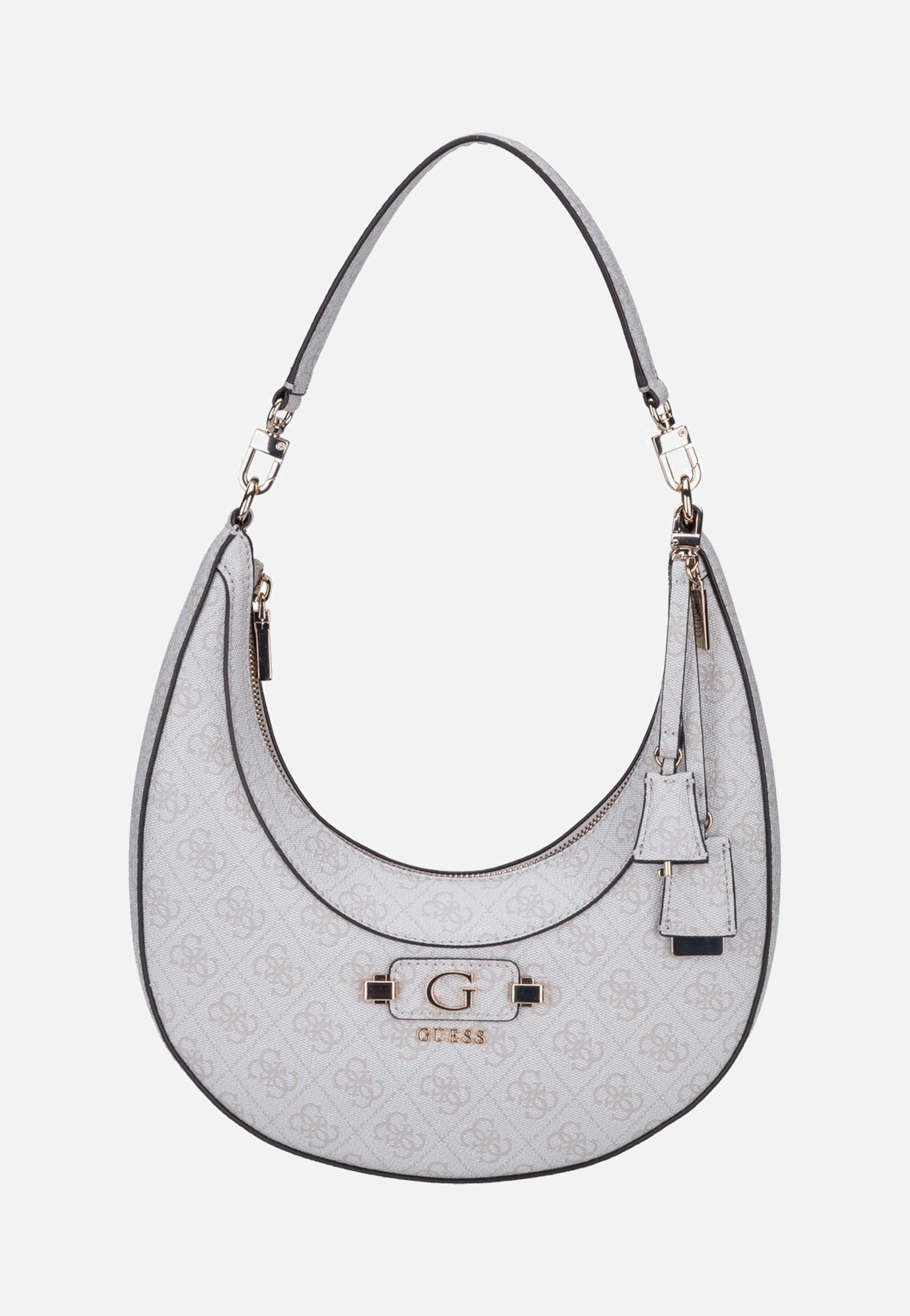 Guess Lindsey 49010 Bone Logo Hobo Bag