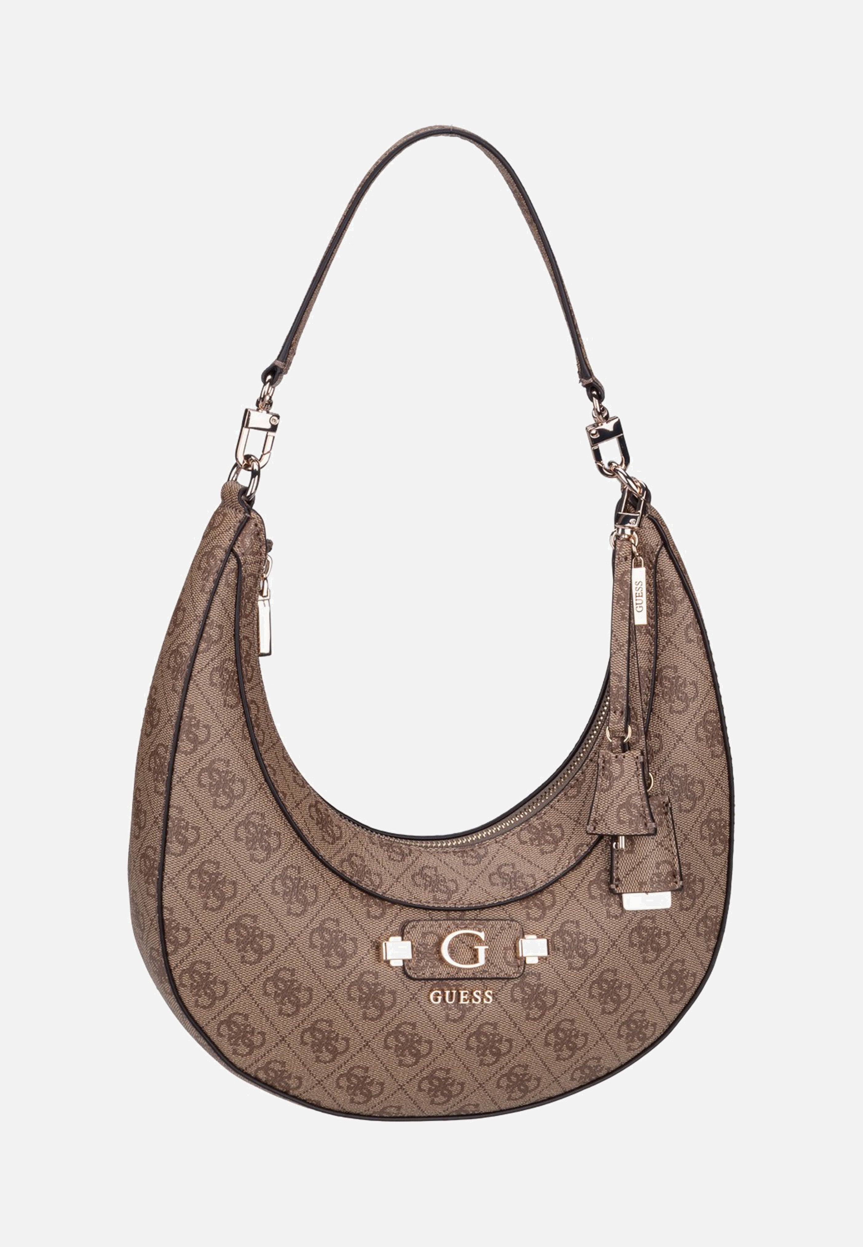 Guess Lindsey 49010 Latte Logo Hobo Bag