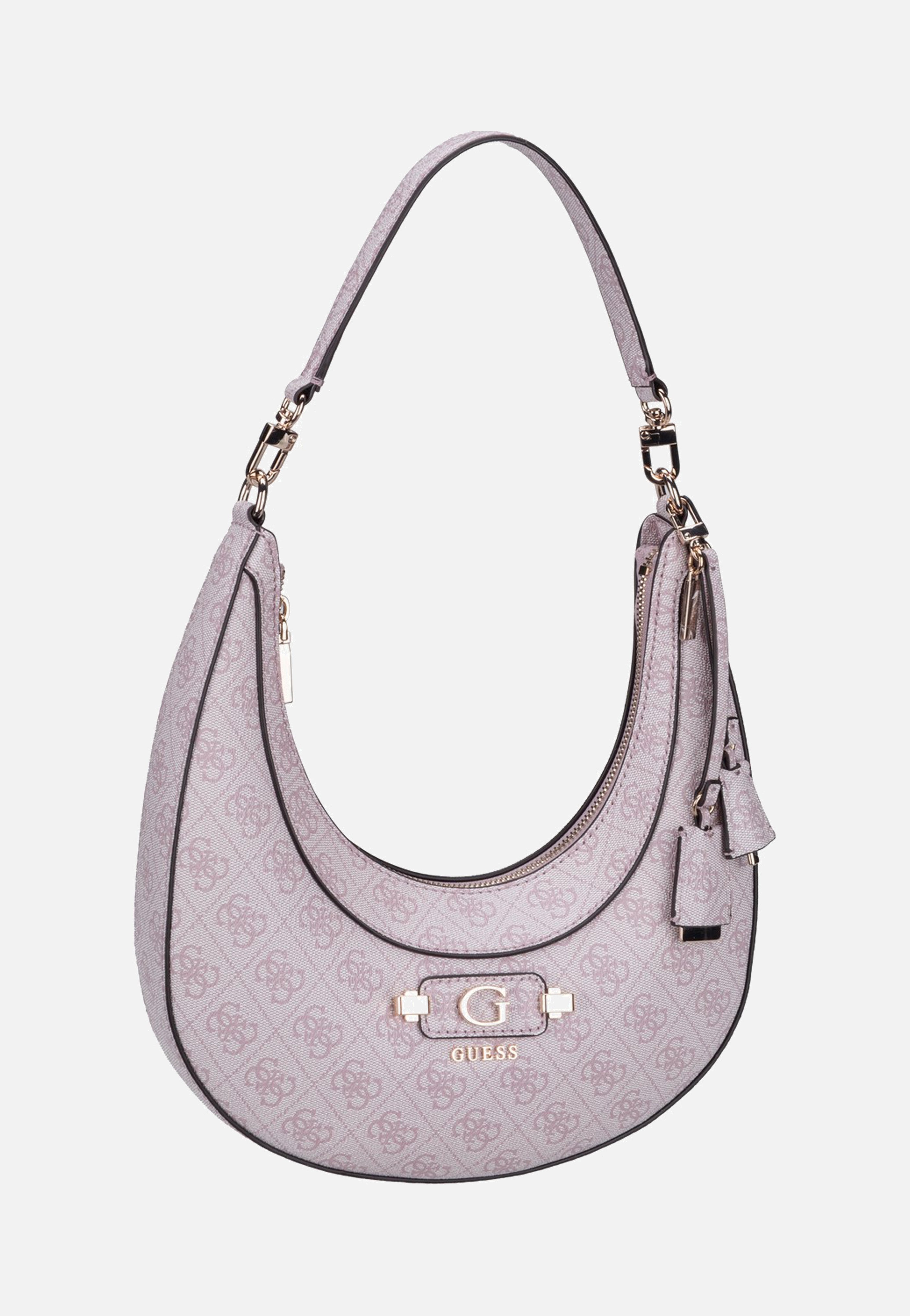 Guess Lindsey 49010 Orchid Logo Hobo Bag