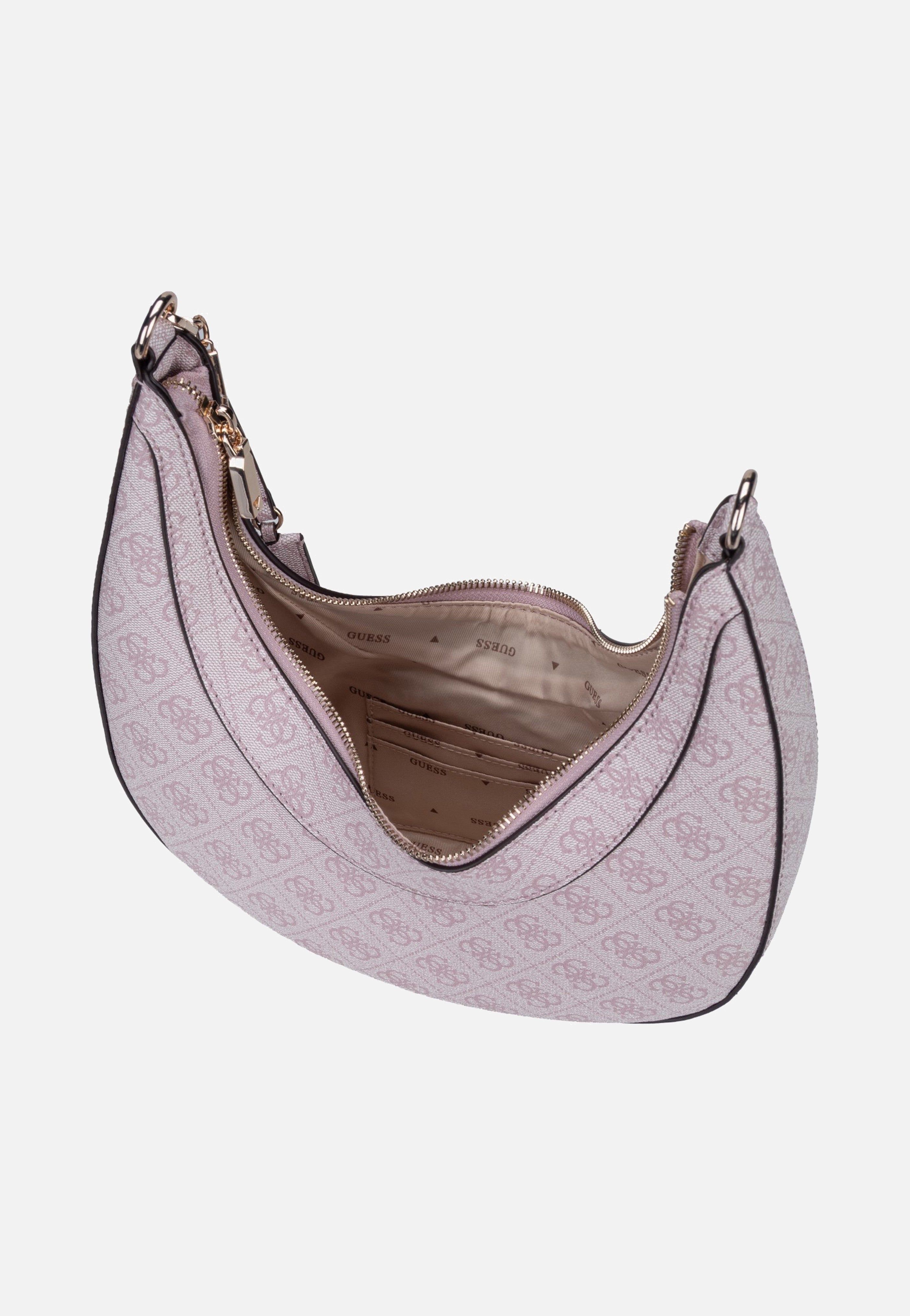 Guess Lindsey 49010 Orchid Logo Hobo Bag