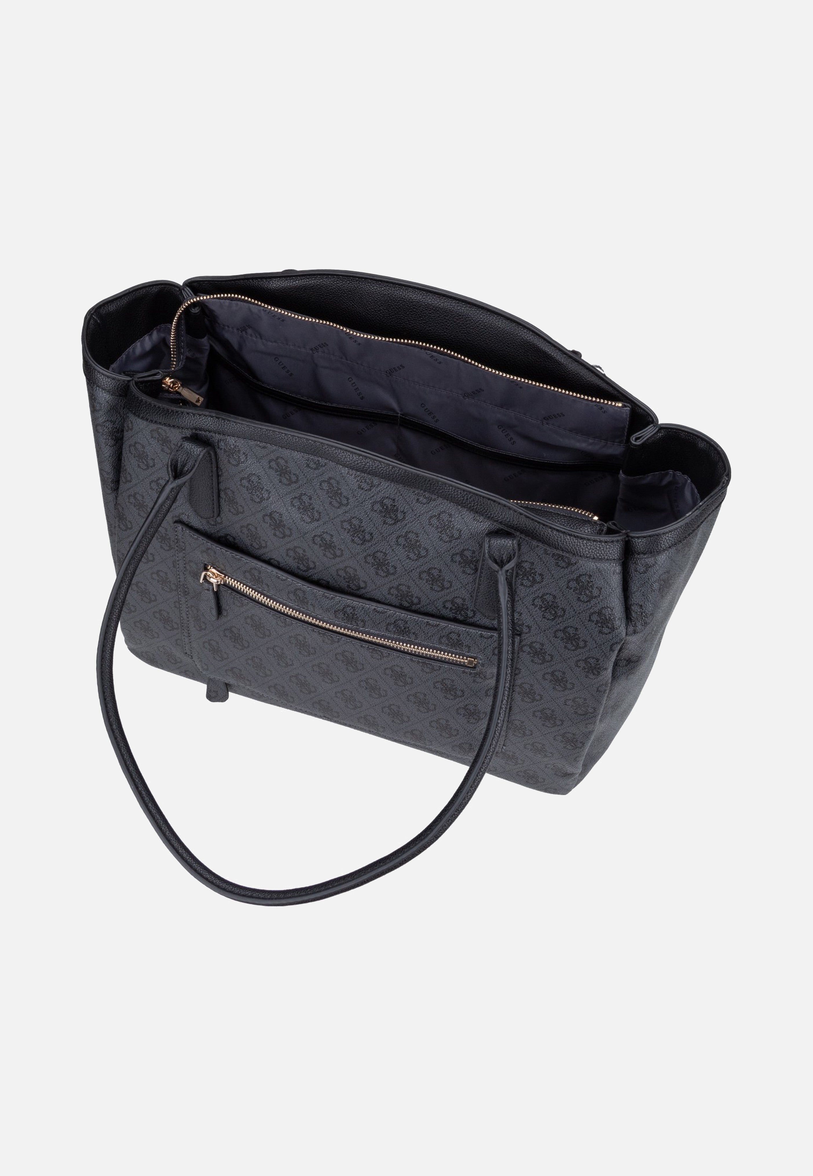 Guess Lindsey 49024 Coal Logo Shopper