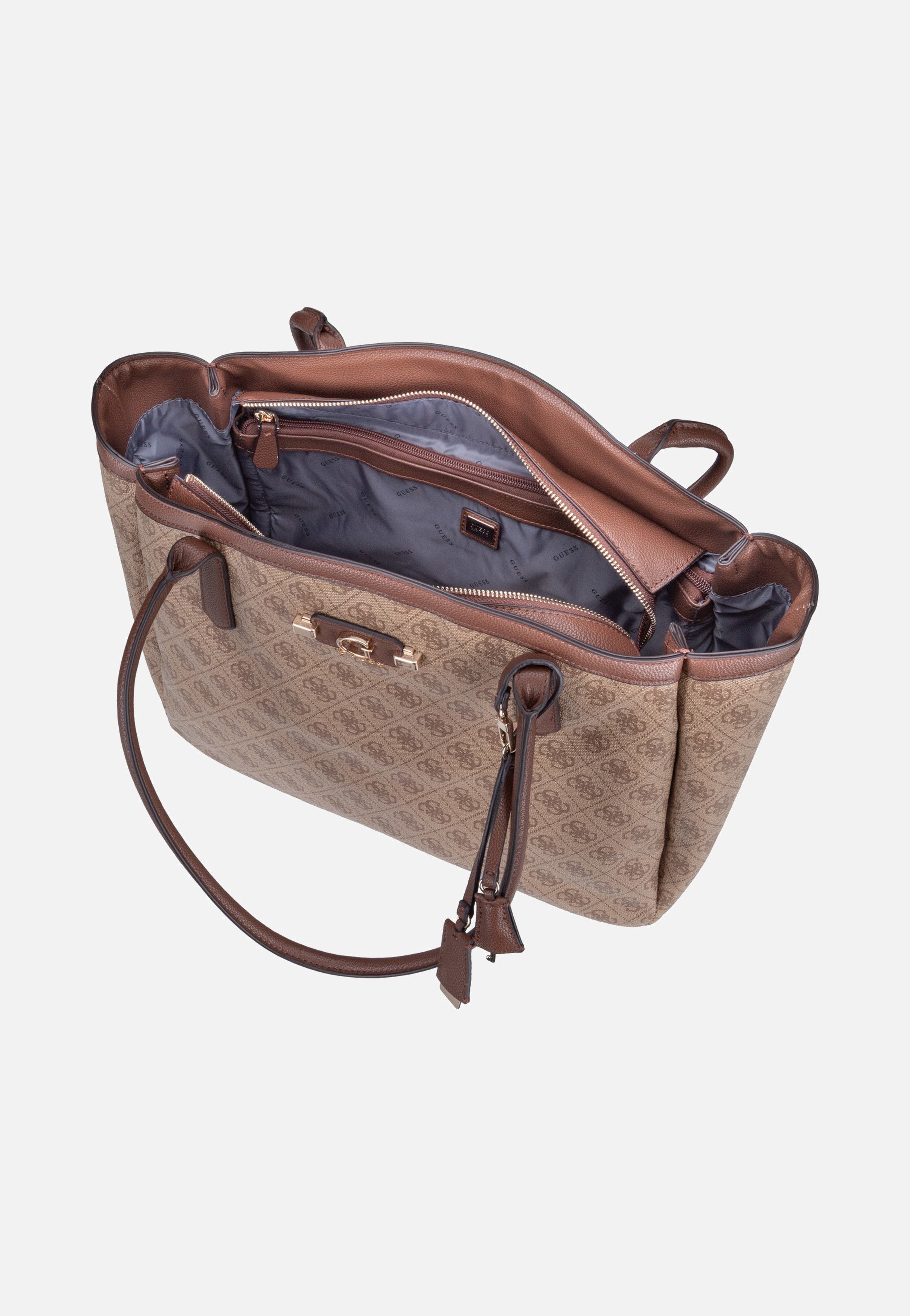 Guess Lindsey 49024 Latte Logo Shopper