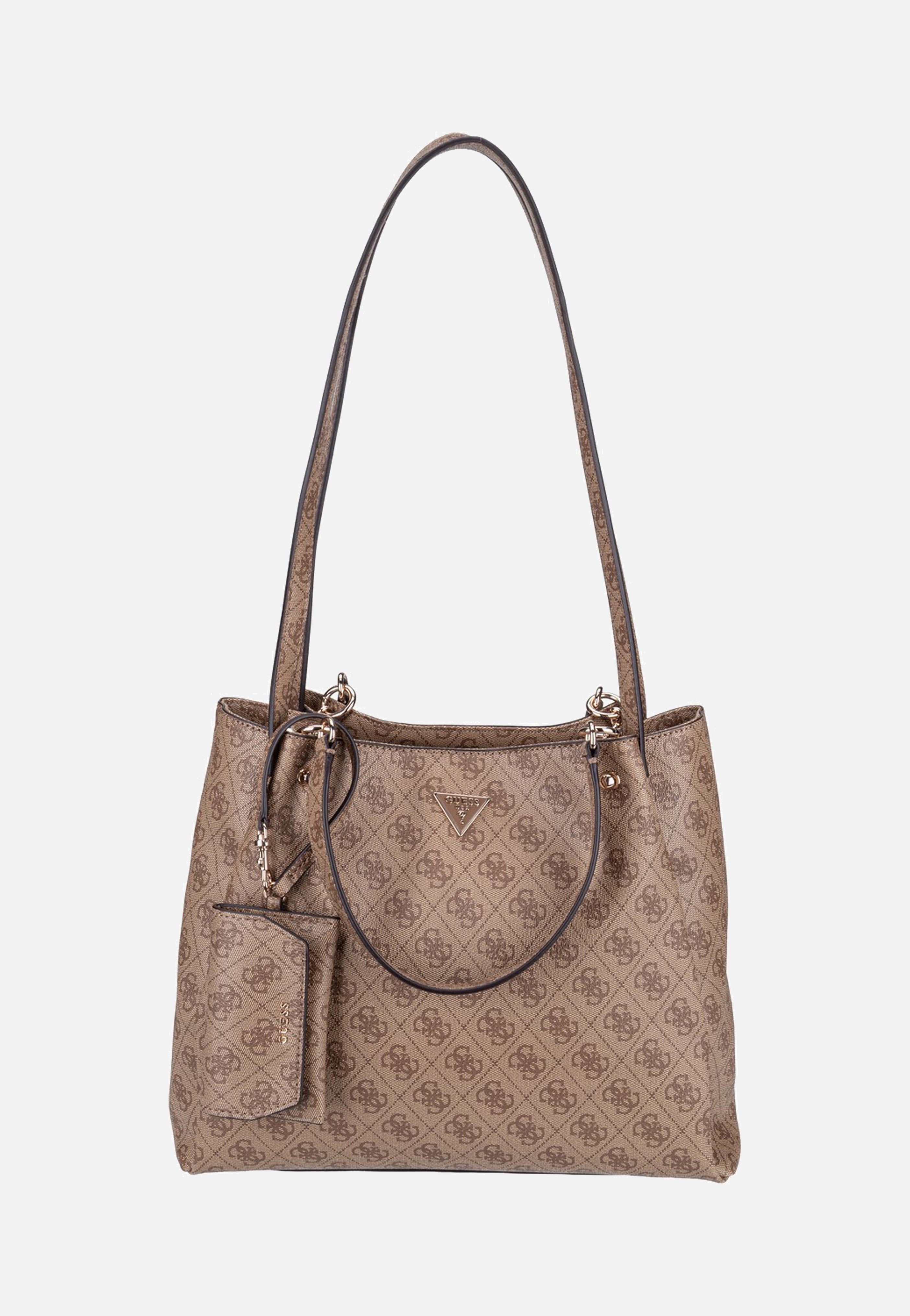 Guess Lorella Logo Girlfriend 84230 Latte Logo Sac fourre-tout