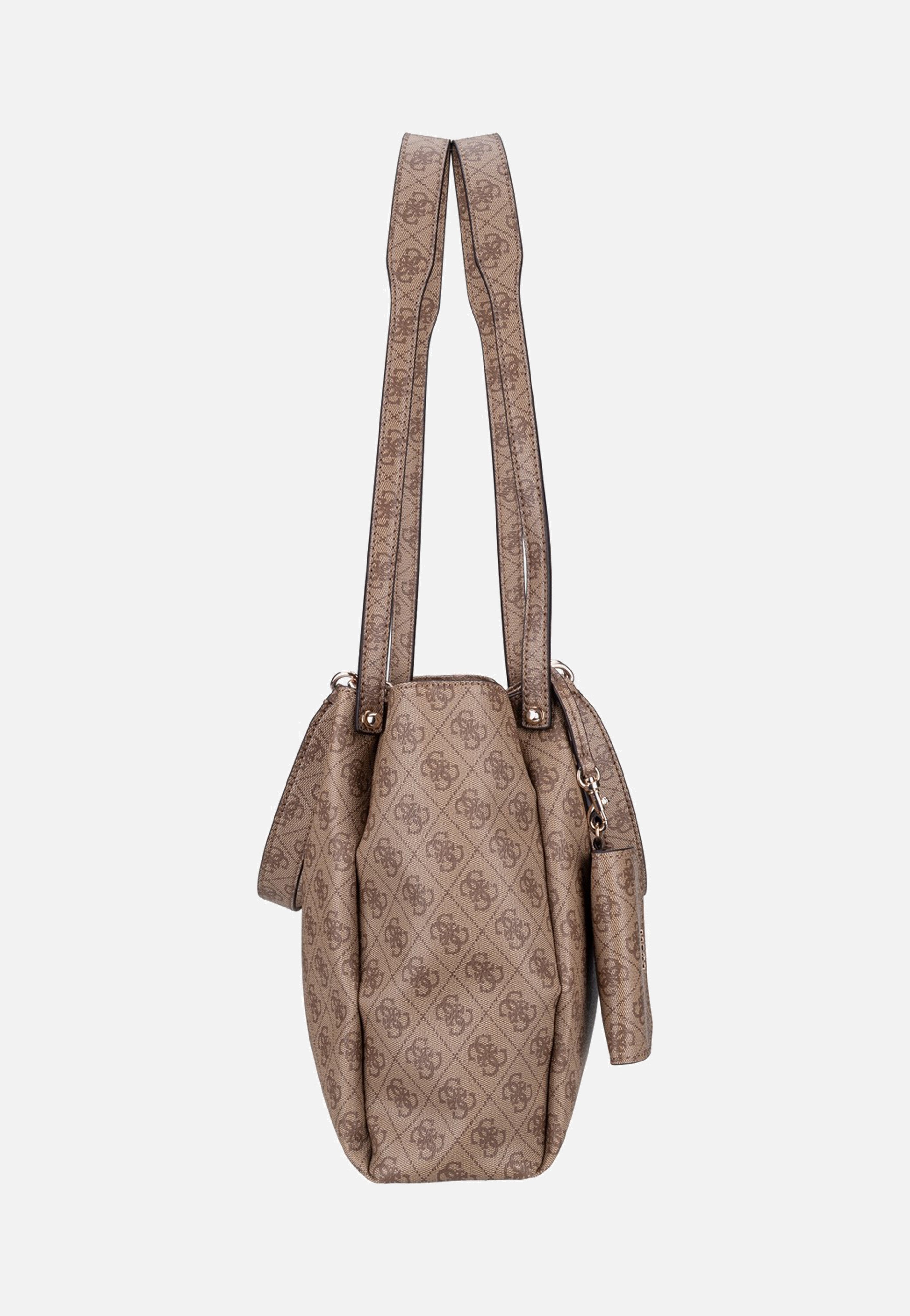 Guess Lorella Logo Girlfriend 84230 Latte Logo Sac fourre-tout