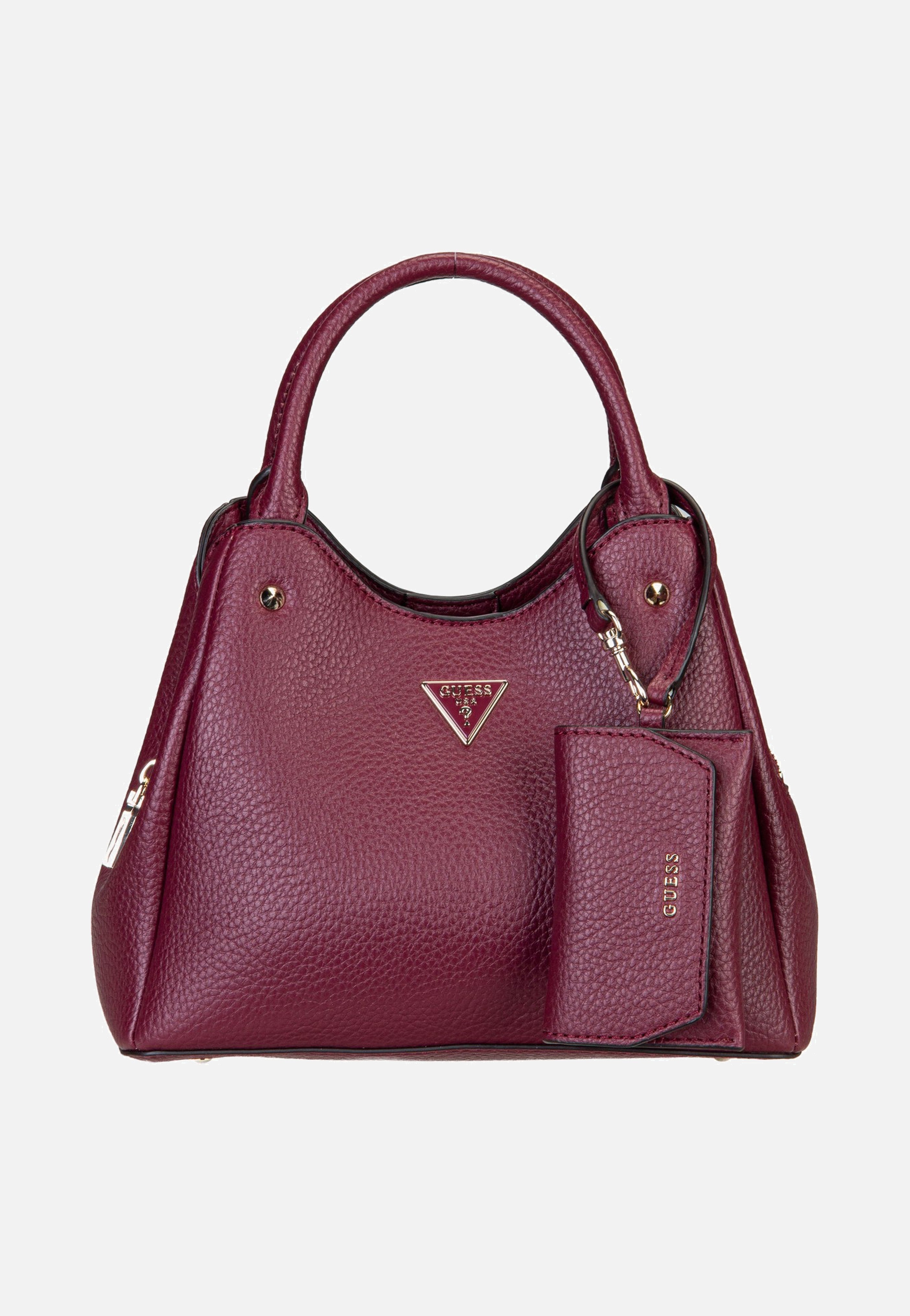 Guess Lorella Small Girlfriend 6220 Merlot Handle Bag