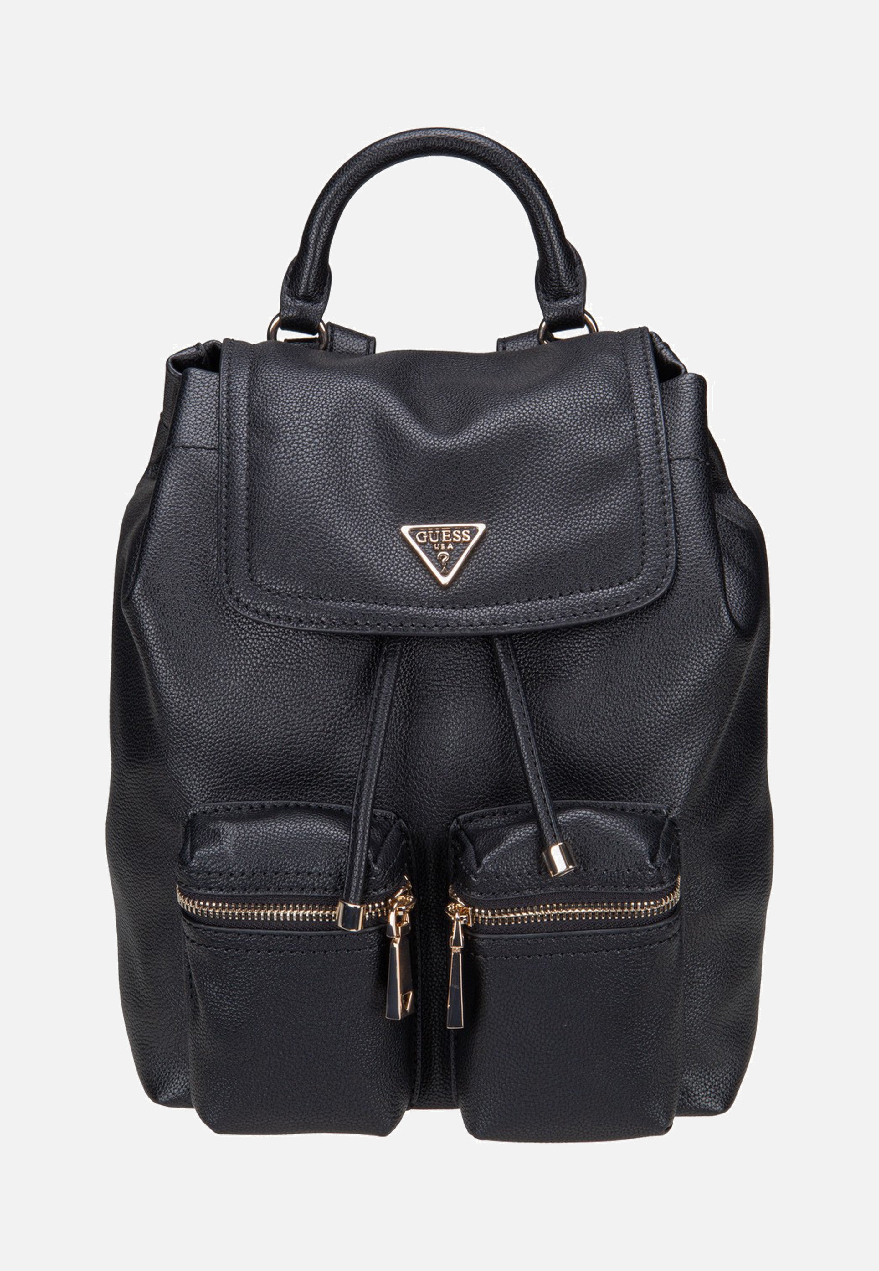 Guess Manhattan II Flap Black Backpack