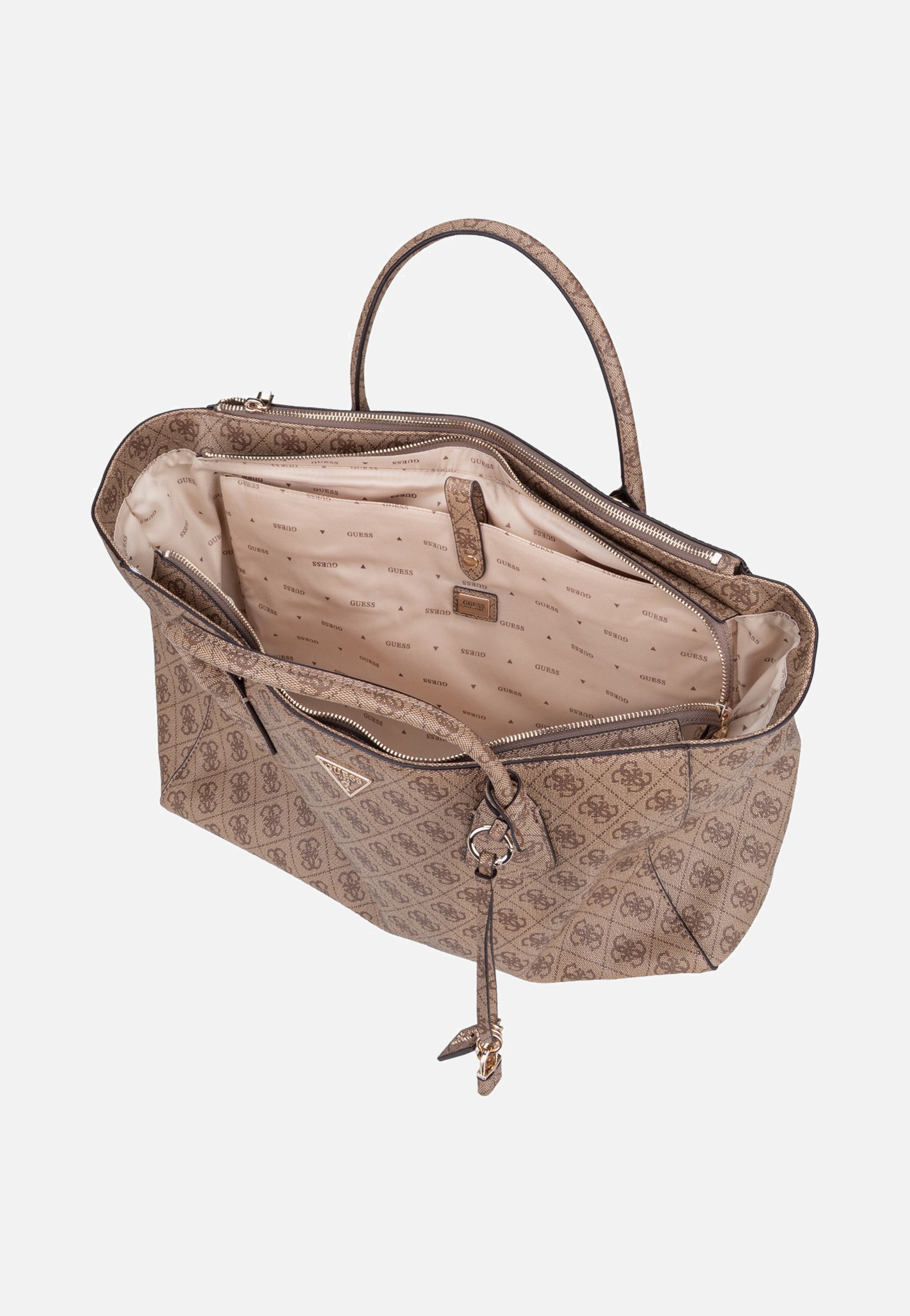 Guess Marissa Logo Tech 82240 Latte Logo Sac fourre-tout