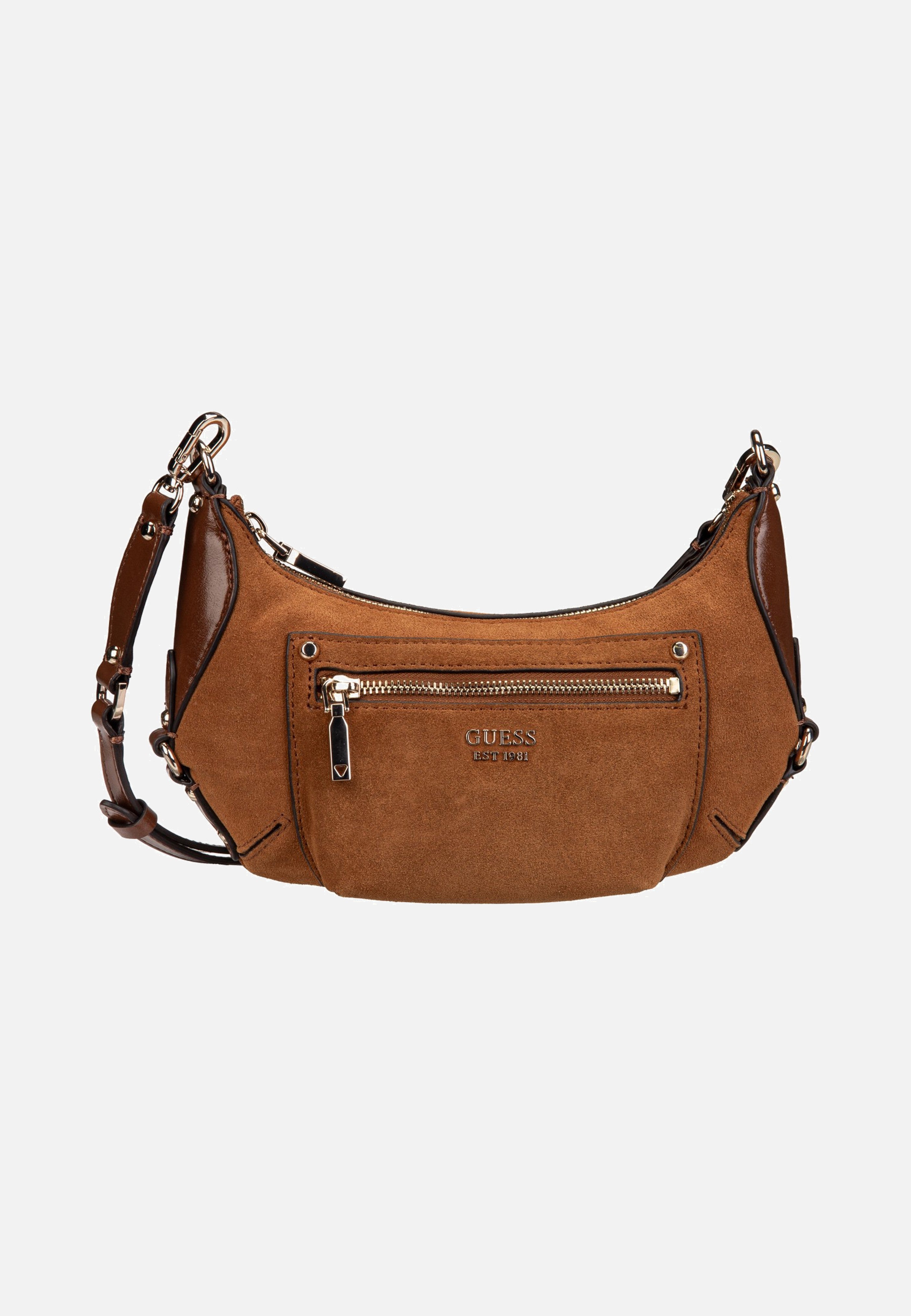 Guess Marsha Mini Crossbody Cognac Crossbody Bag
