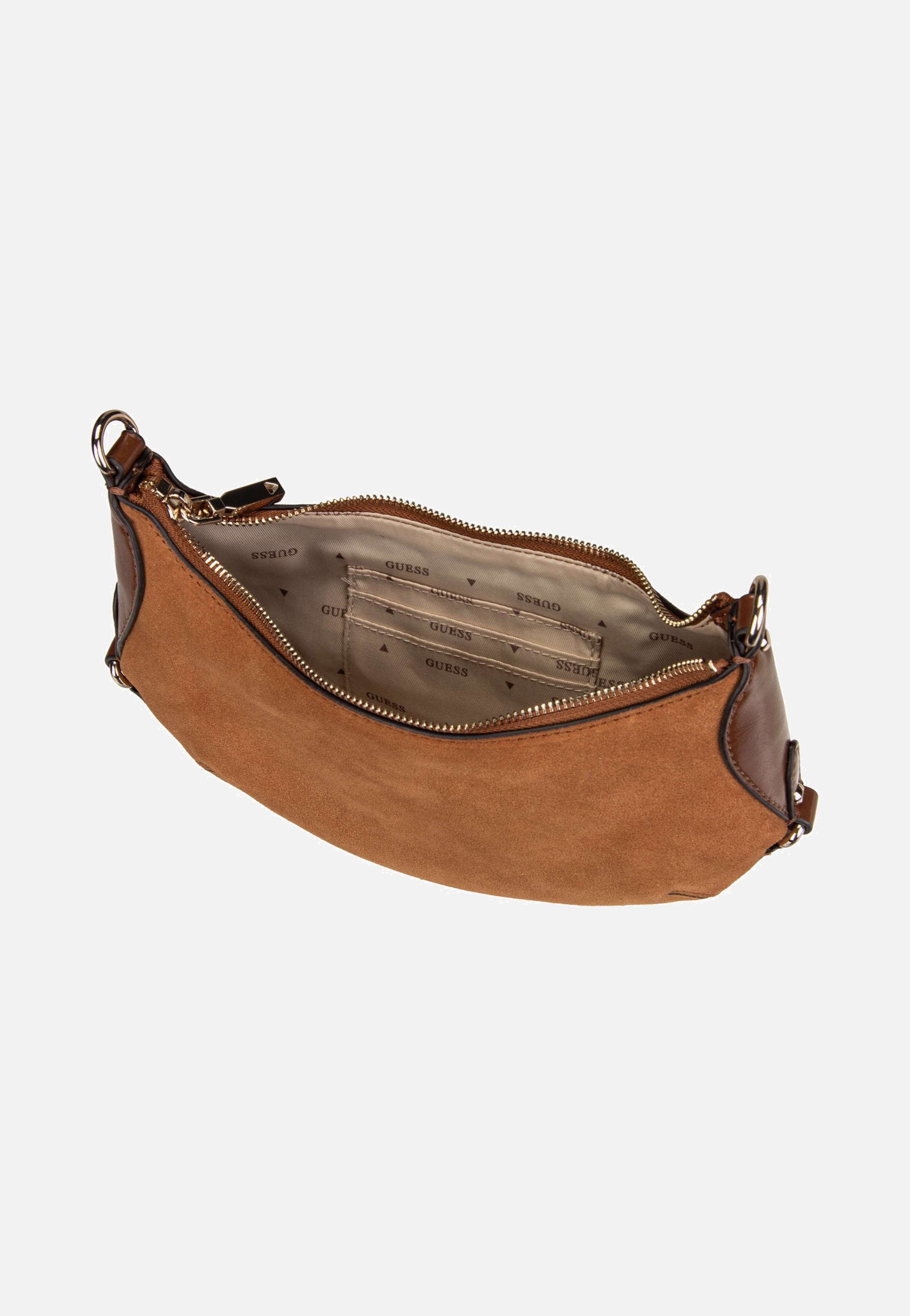Guess Marsha Mini Crossbody Cognac Crossbody Bag