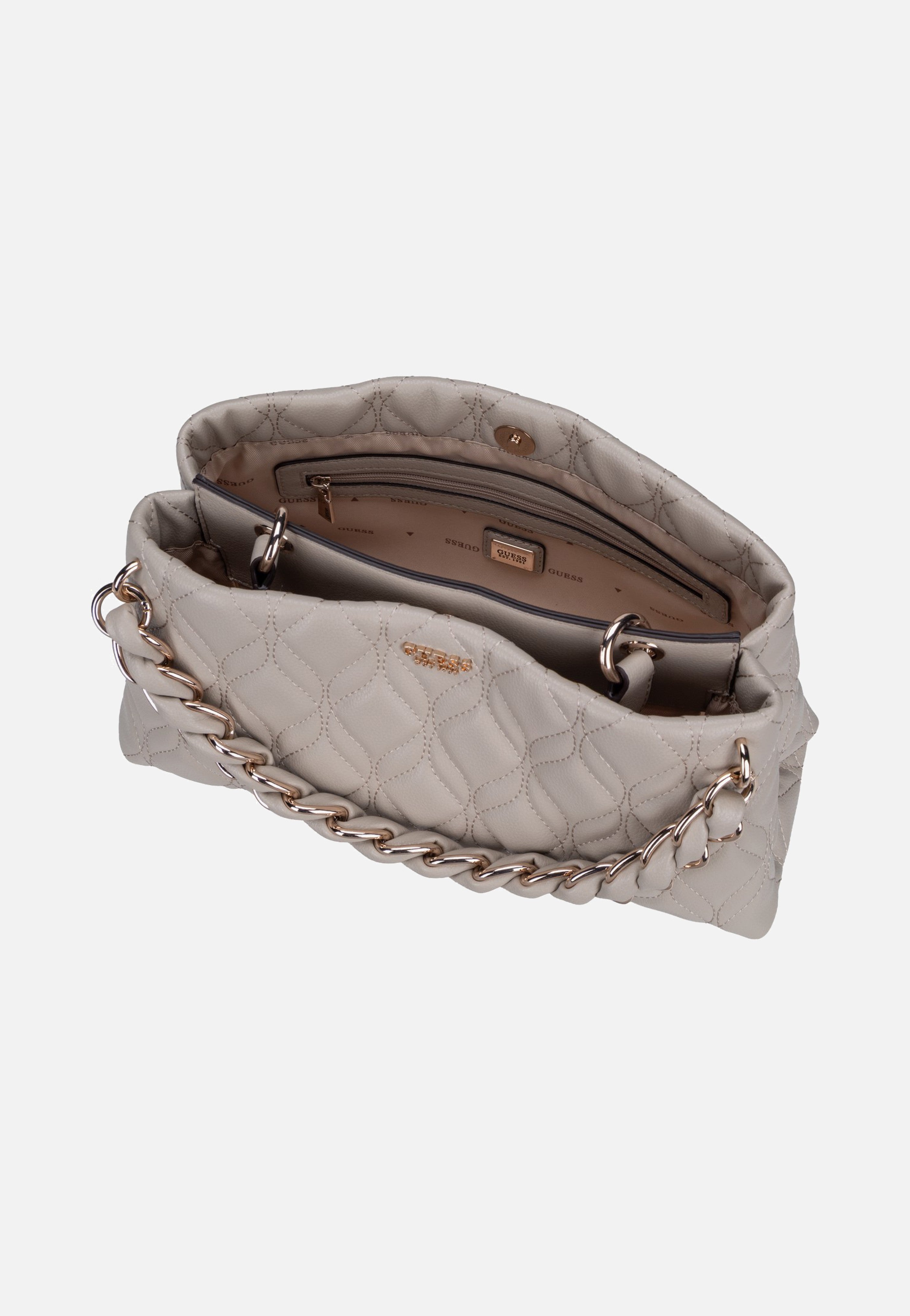 Guess Maxine 2 Comp 33050 Light Taupe Handle Bag