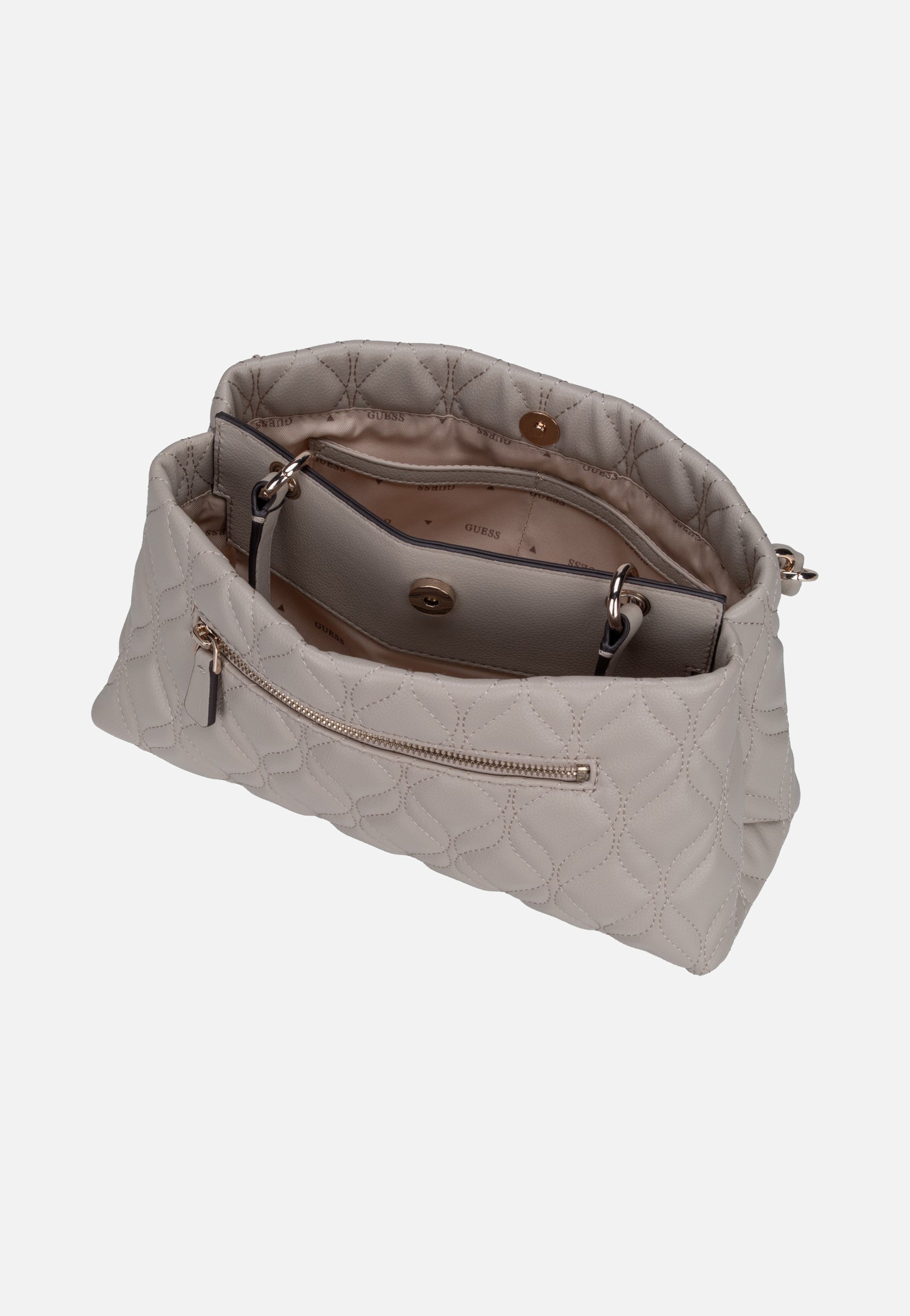 Guess Maxine 2 Comp 33050 Light Taupe Handle Bag