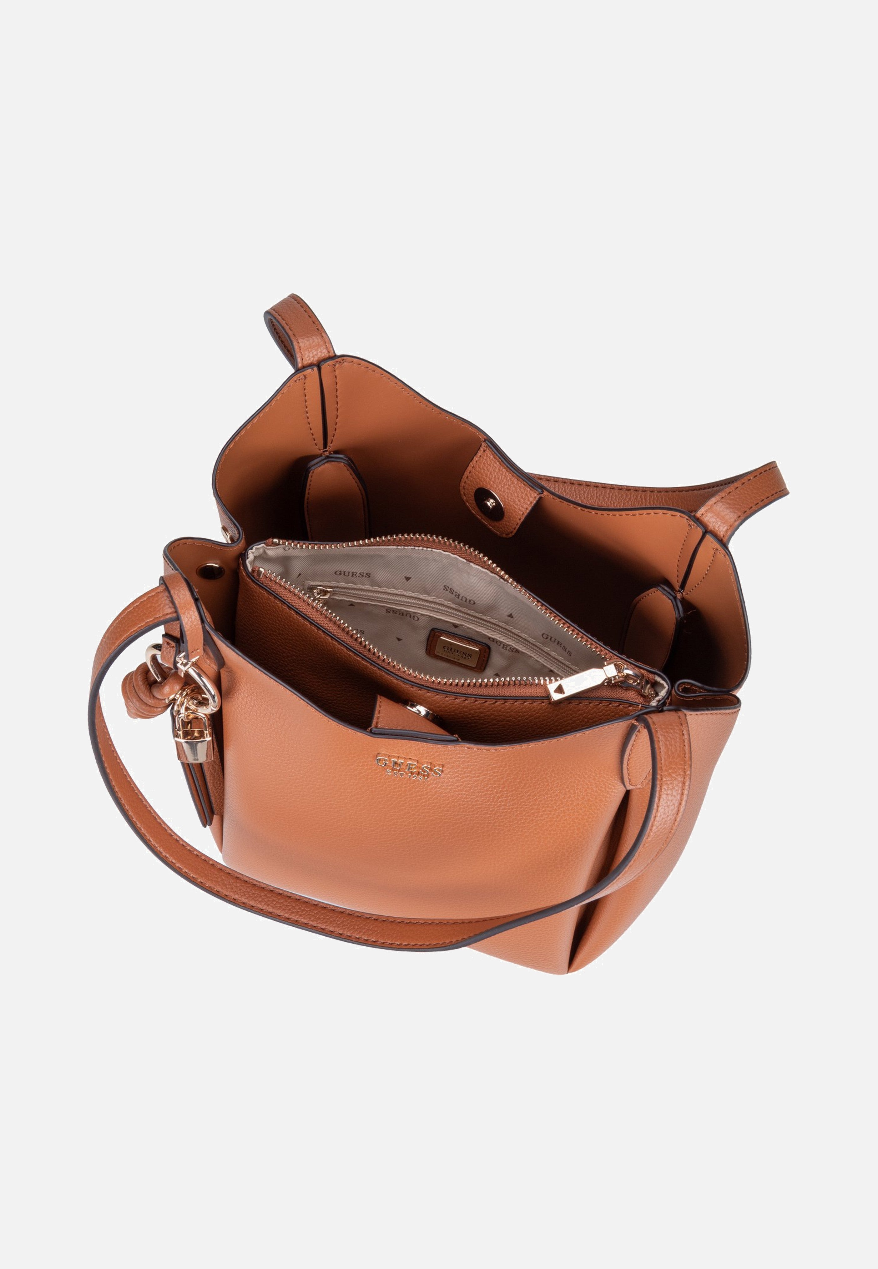Guess Melody Bucket 35030 Caramel Hobo Bag