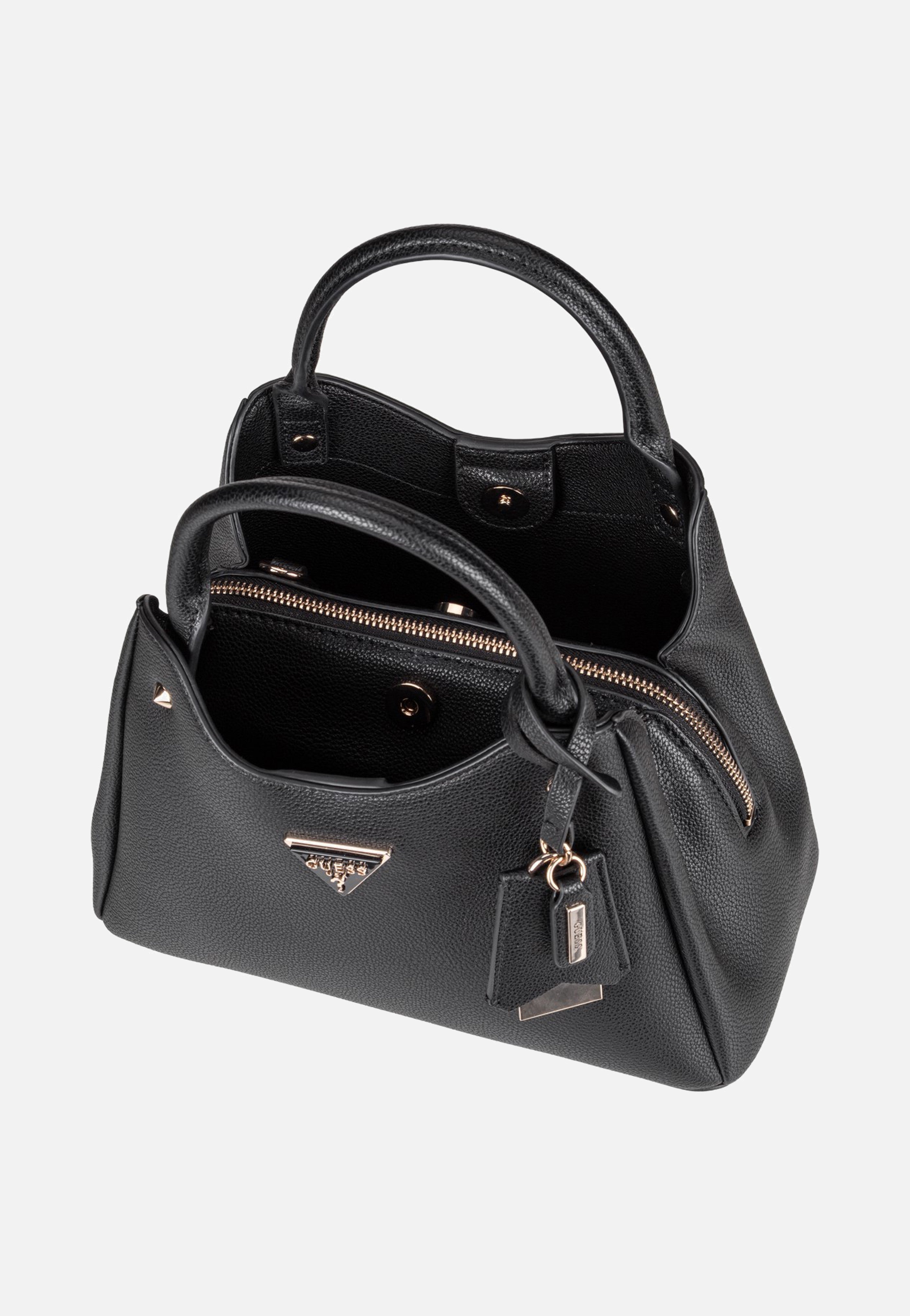 Guess Meridian II Small Girlfriend Carryall 74050 Black Satchel