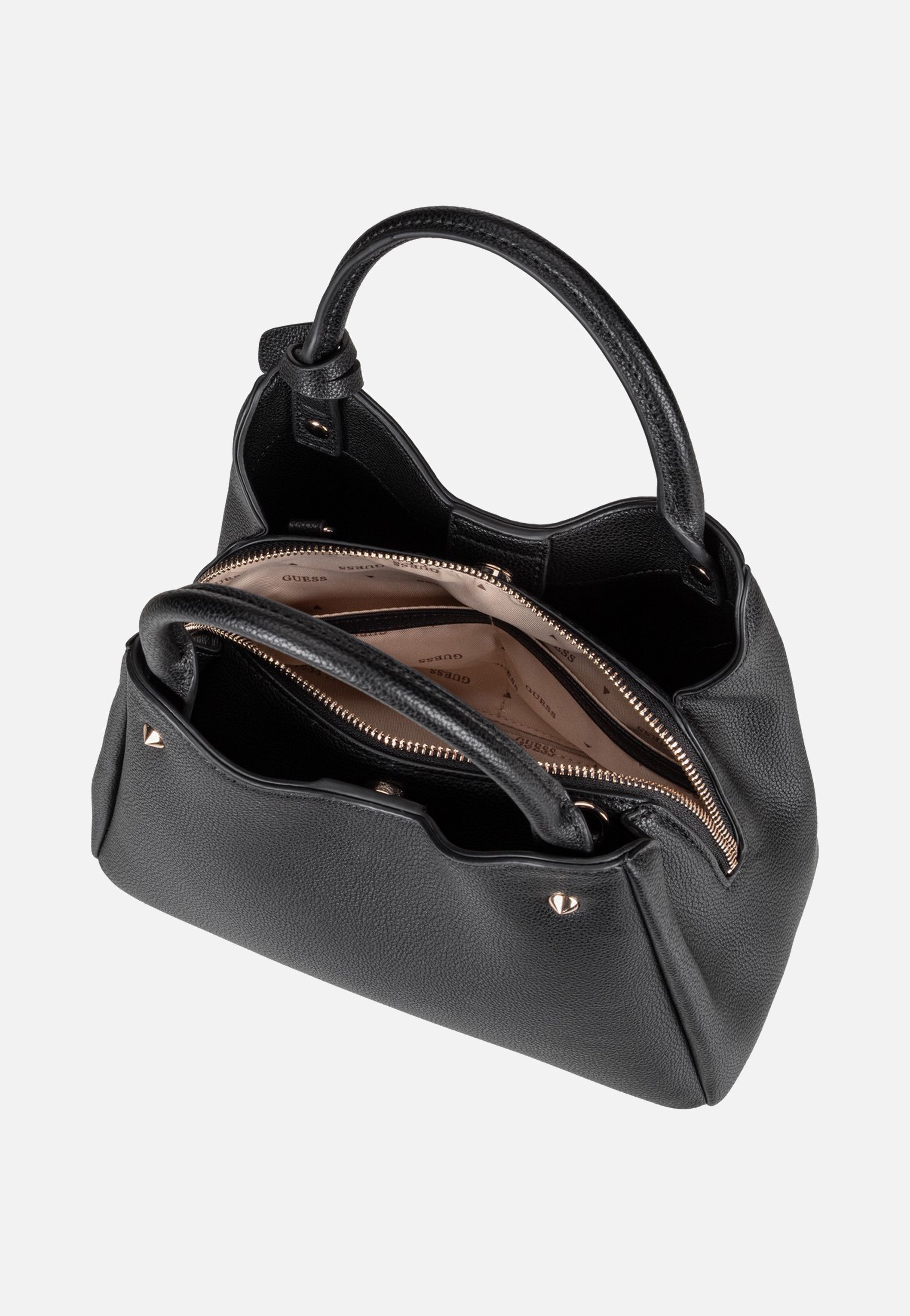 Guess Meridian II Small Girlfriend Carryall 74050 Black Satchel