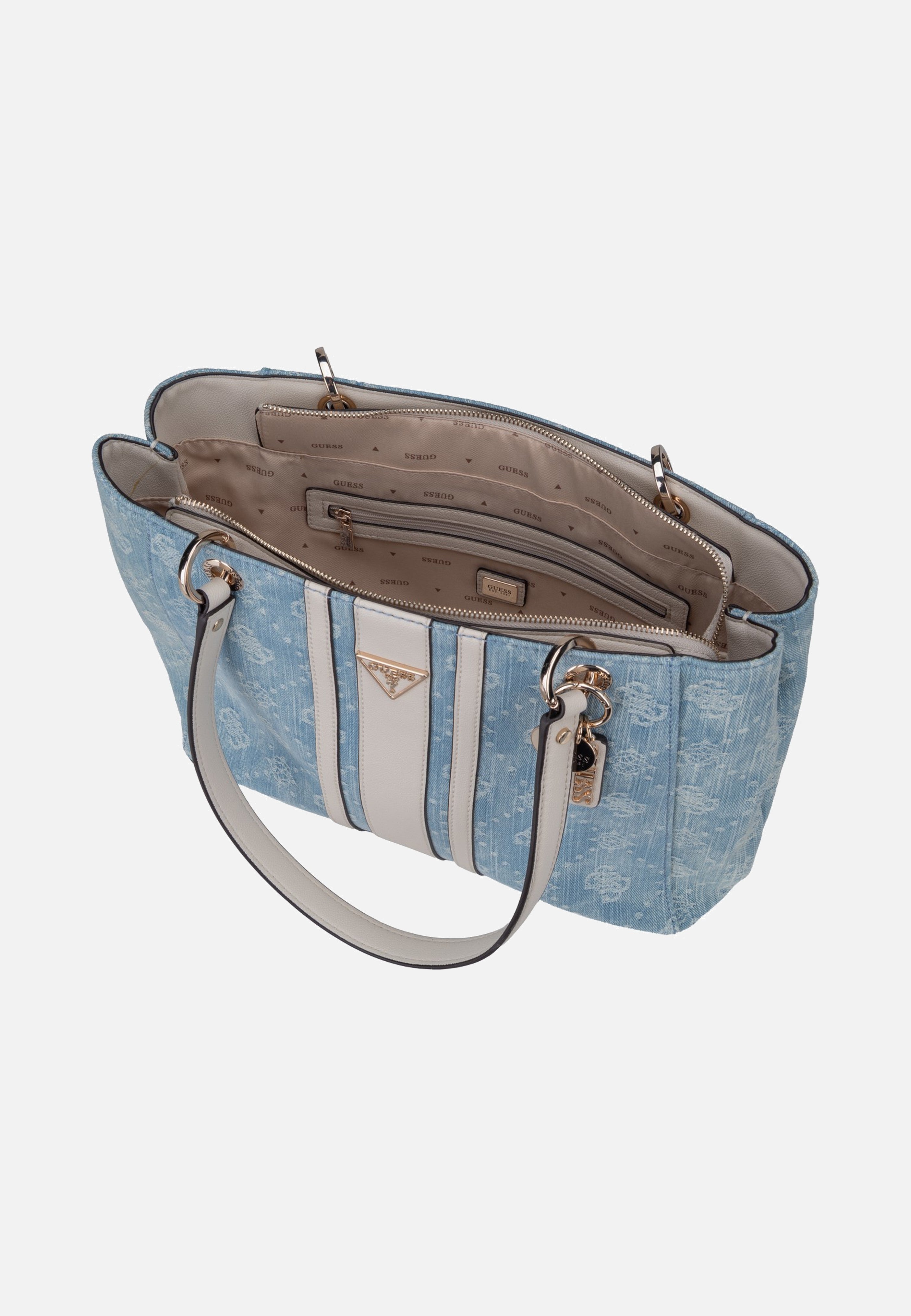 Guess Noelle II 72250 Denim Logo Shopper