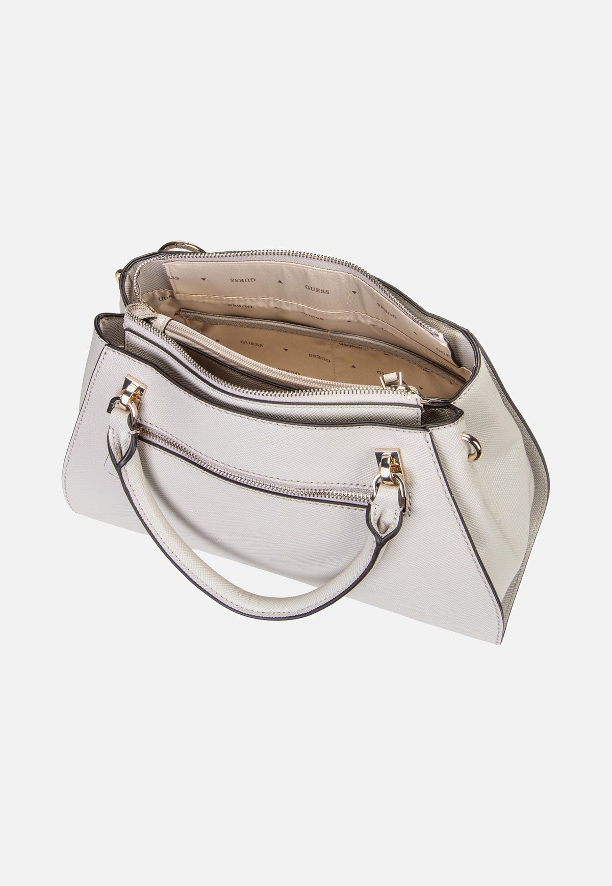 Guess Noelle II Luxury Saffiano 72070 Taupe Bolsa con asa