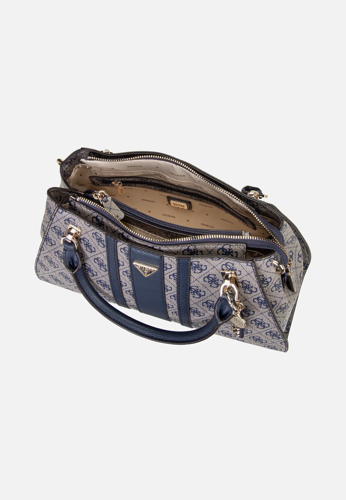Guess Noelle II Luxury SAT 72070 Midnight Logo Bolsa con asa