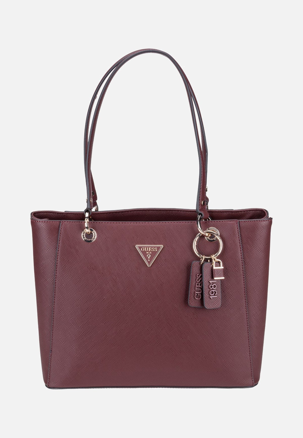 Guess Noelle II Saffiano 72250 Burgundy Shopper