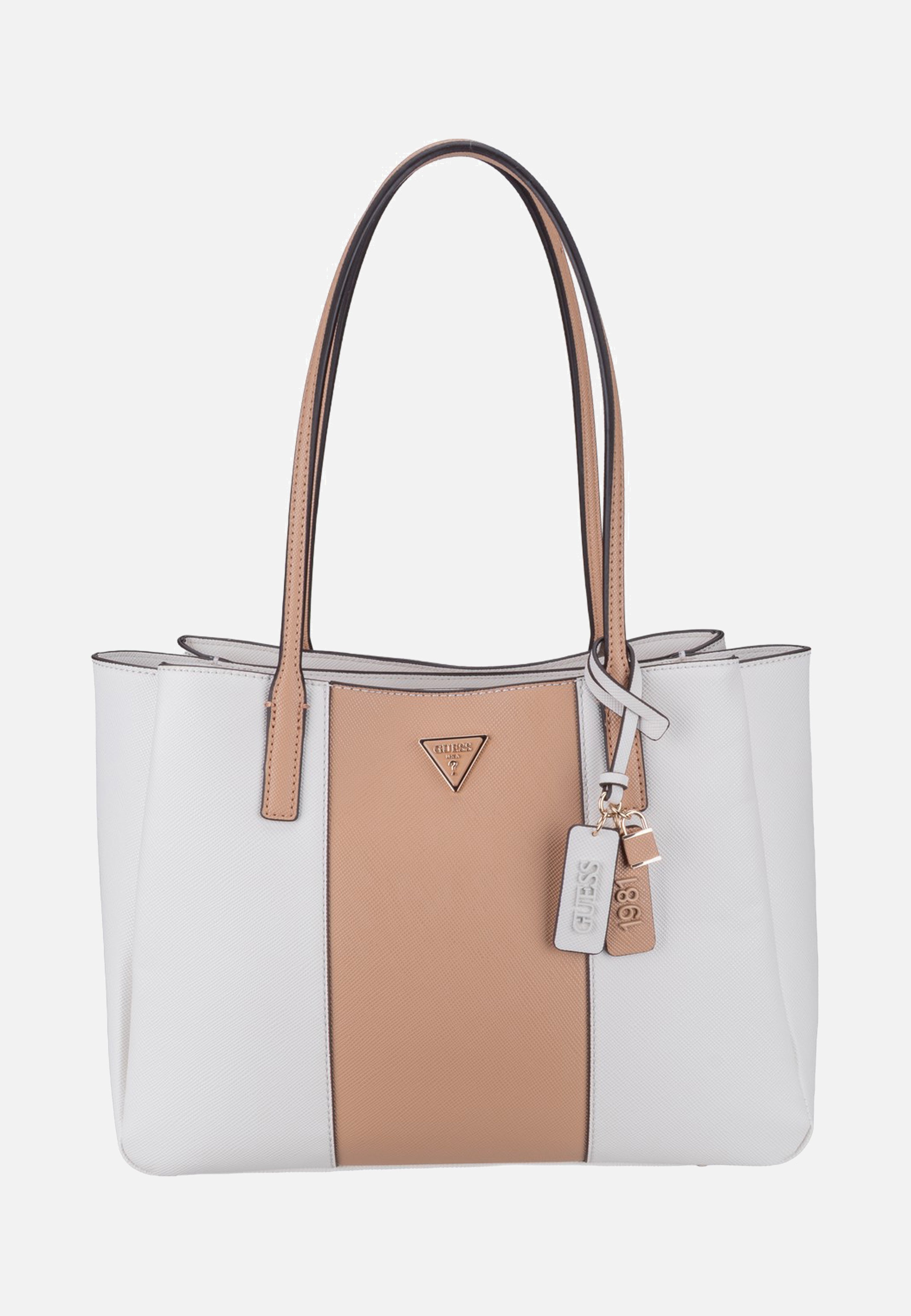 Guess Noelle II Tech 72260 Off White/Light Beige Bolsa de mano
