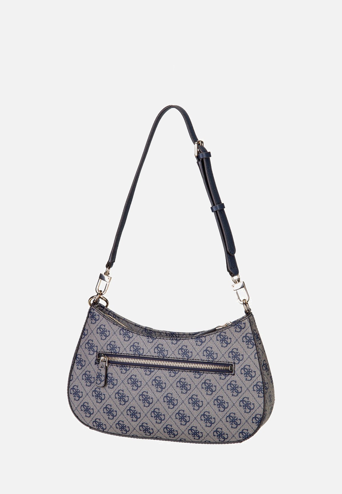 Guess Noelle II Top Zip 72180 Midnight Logo Evening Bag