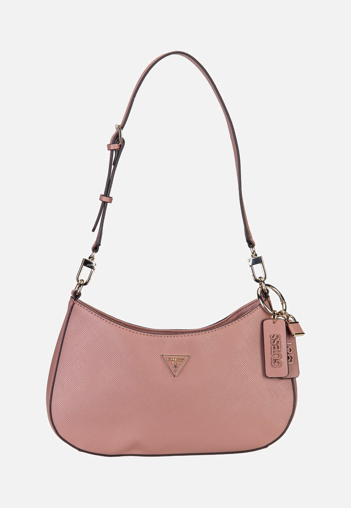 Guess Noelle II Top Zip Saffiano 72180 Rosewood Bolso de noche