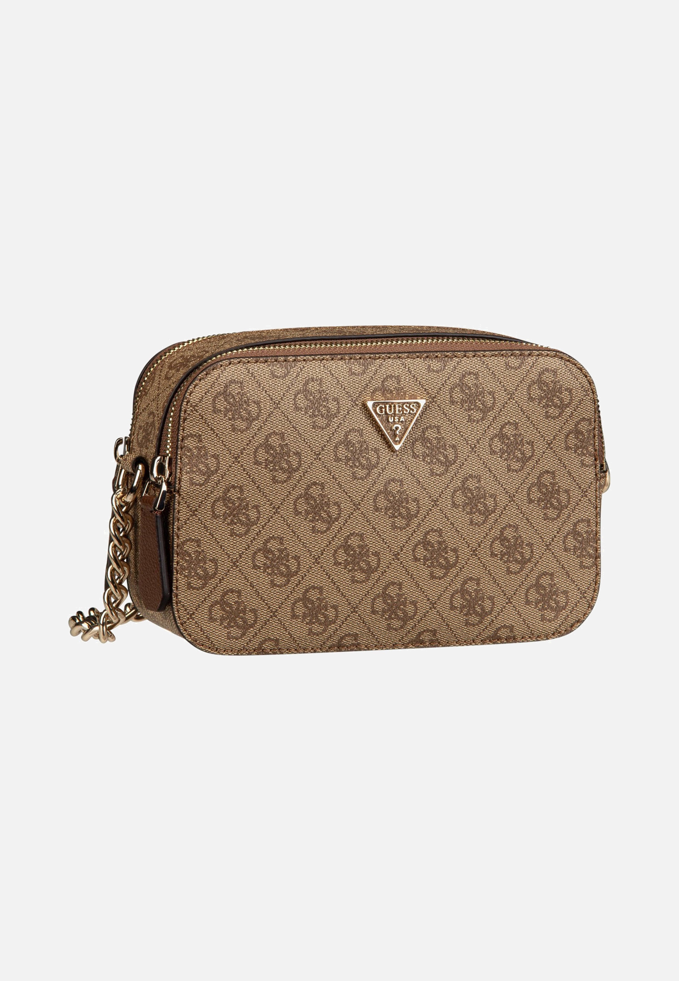 Guess Noelle II CB Camera Logo 72140 Latte Logo/Brown Crossbody Bag