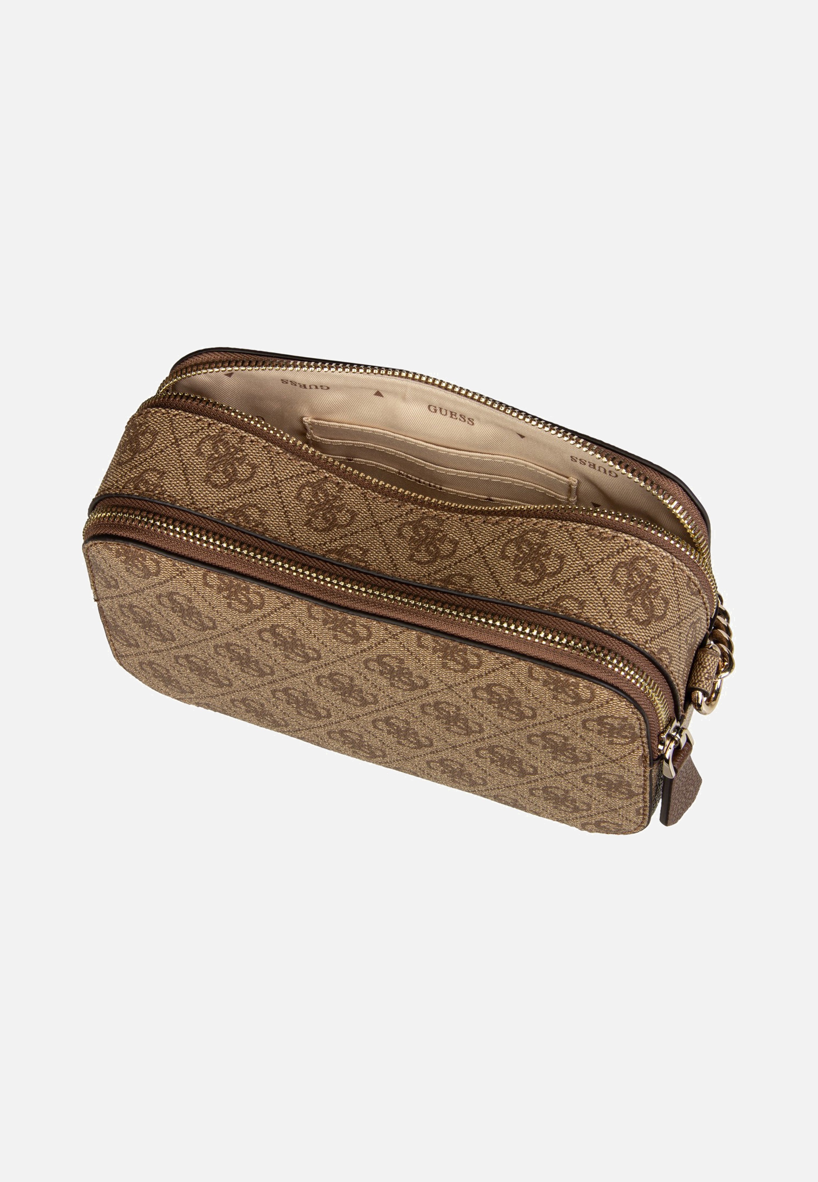 Guess Noelle II CB Camera Logo 72140 Latte Logo/Brown Crossbody Bag