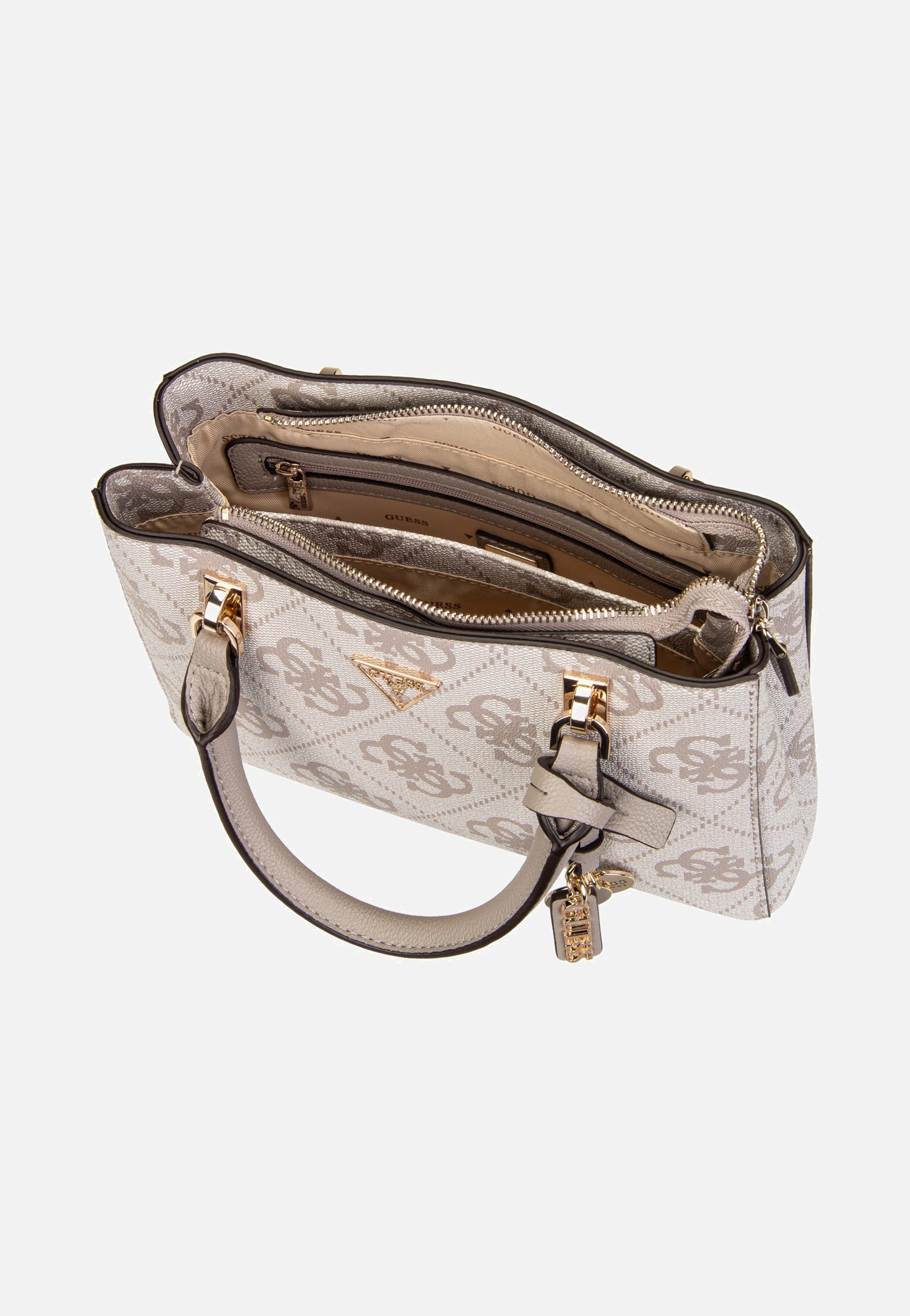 Guess Noelle II Sml Multi Comp Dark Oak Satchel
