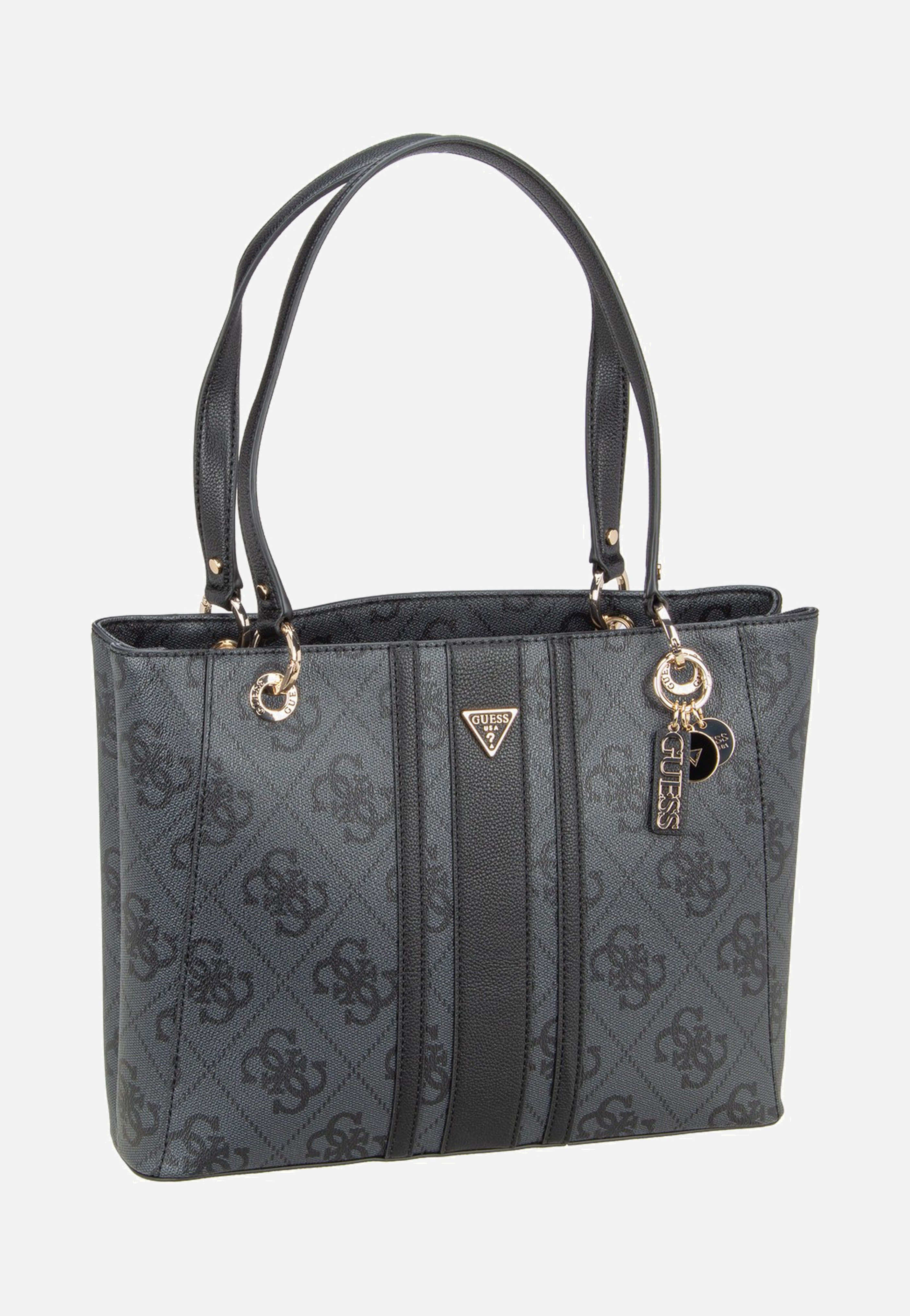 Guess Noelle II TO 72250 Coal Logo Tote Bag