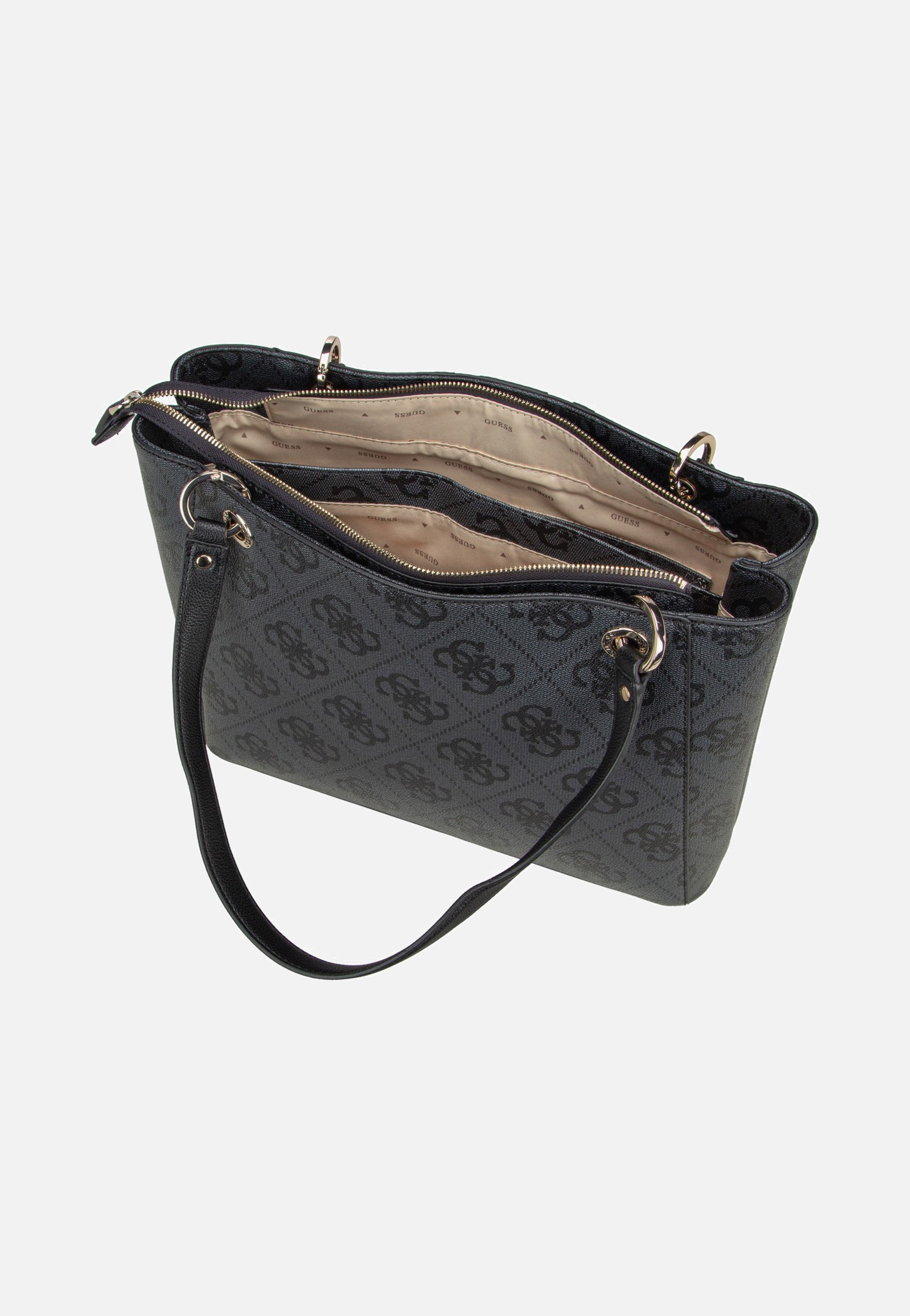 Guess Noelle II TO 72250 Coal Logo Tote Bag