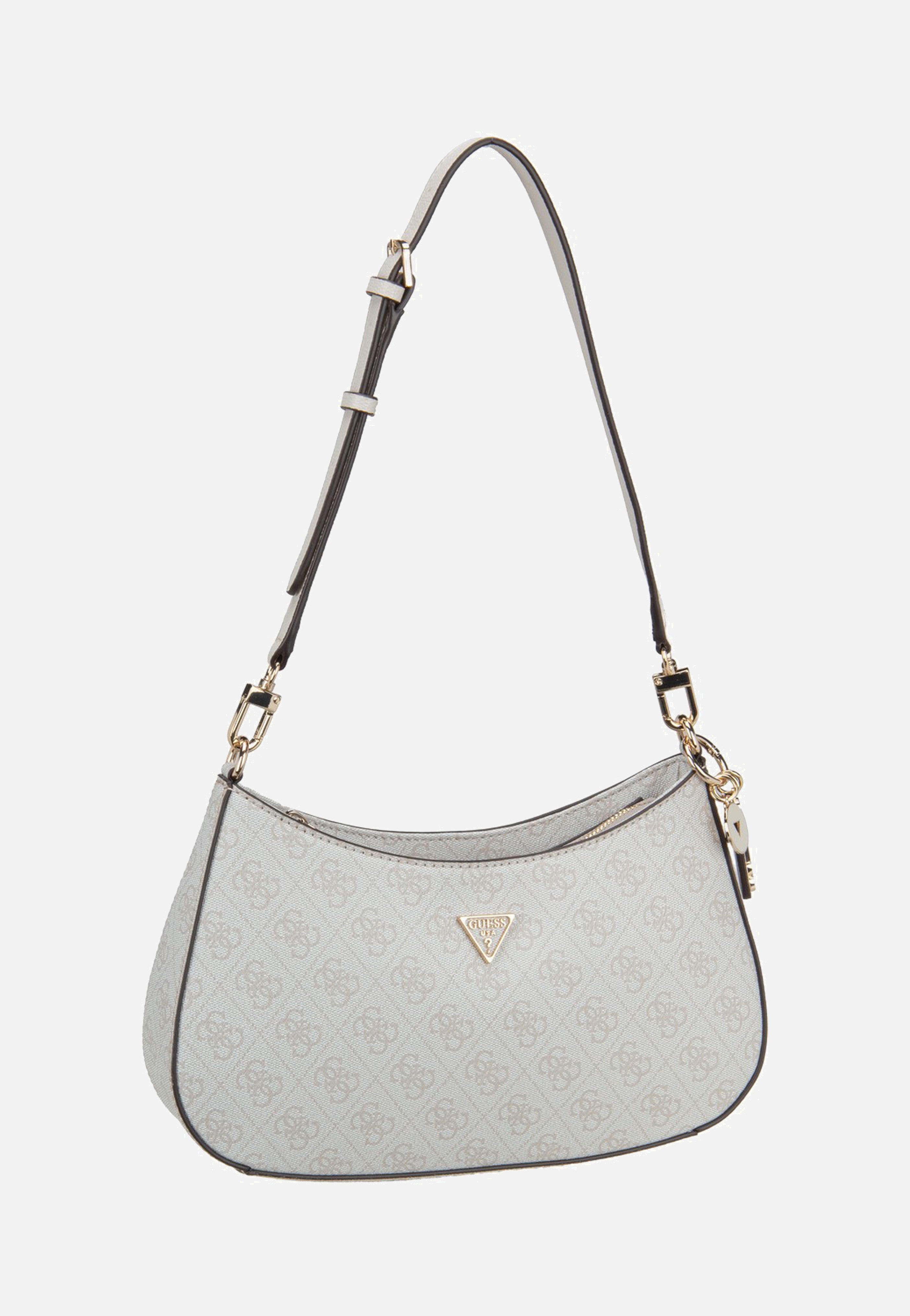 Guess - Noelle II Top Zip SHB 72180 Bone Logo - Evening Bag | Women-Image