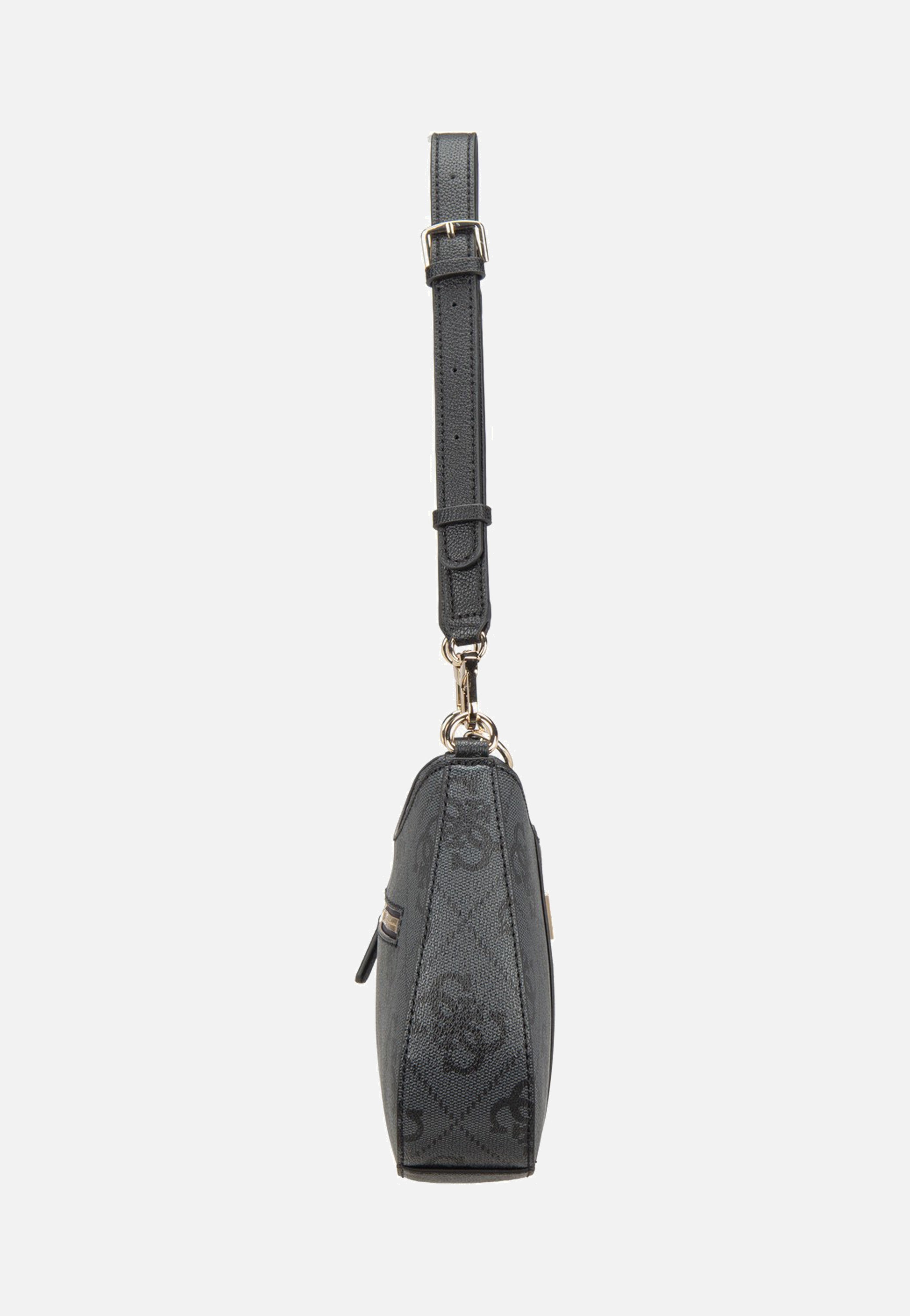 Guess Noelle II Top Zip SHB 72180 Coal Logo Shoulder Bag