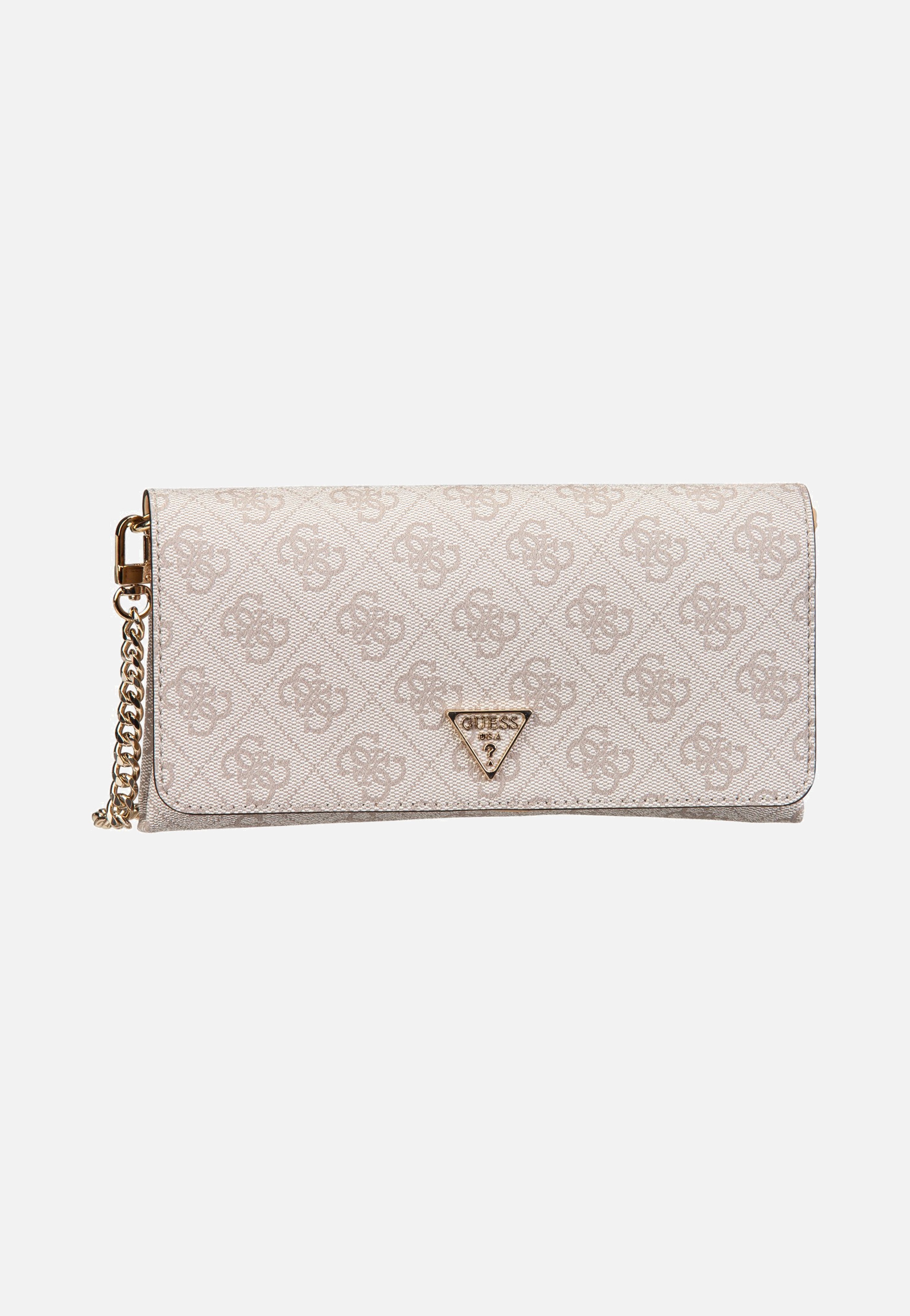 Guess Noelle II Xbody Flap Organizer Dark Oak Clutch
