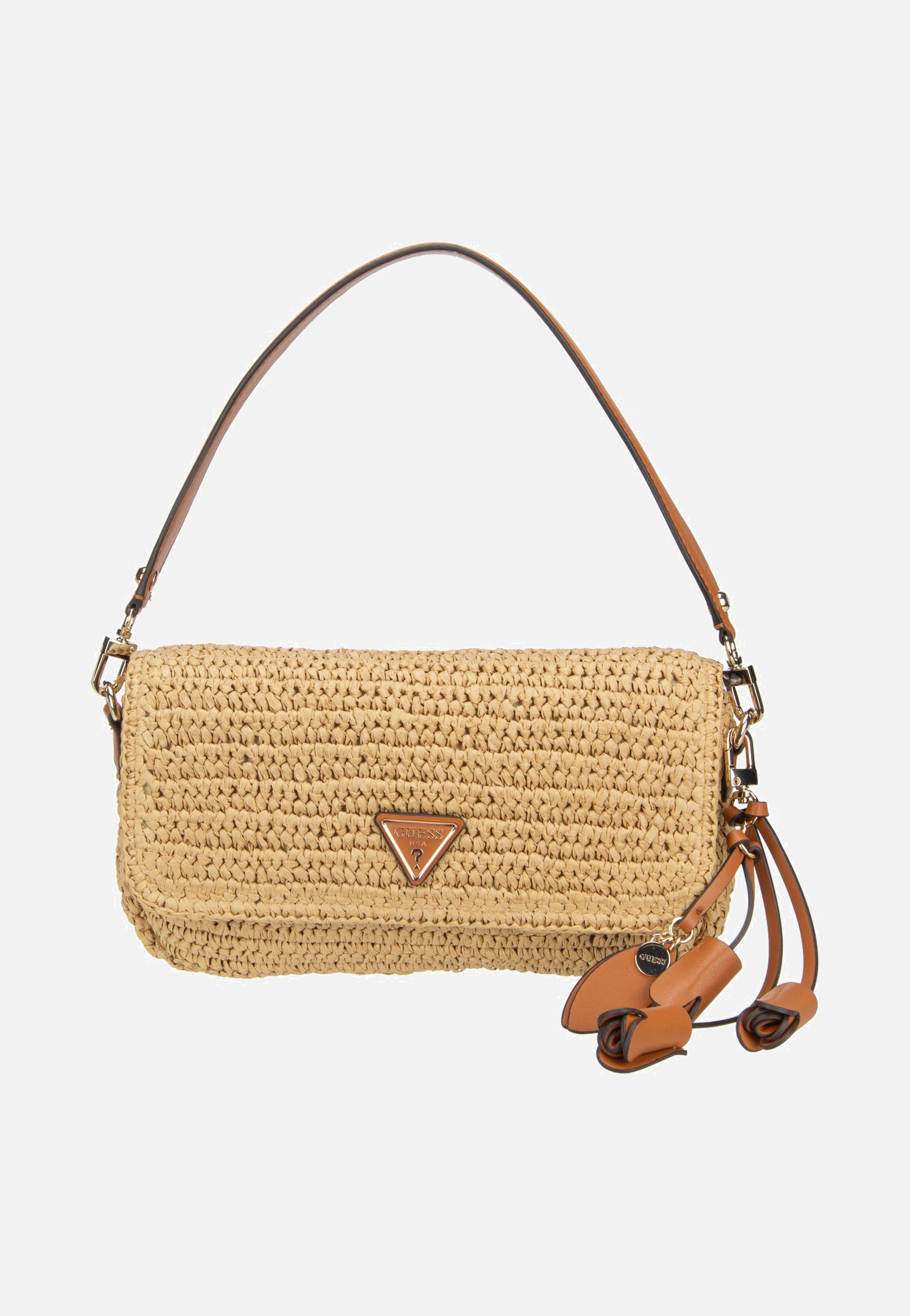 Guess Ofelia Flap Shoulder 23190 Natural/Cognac Shoulder Bag