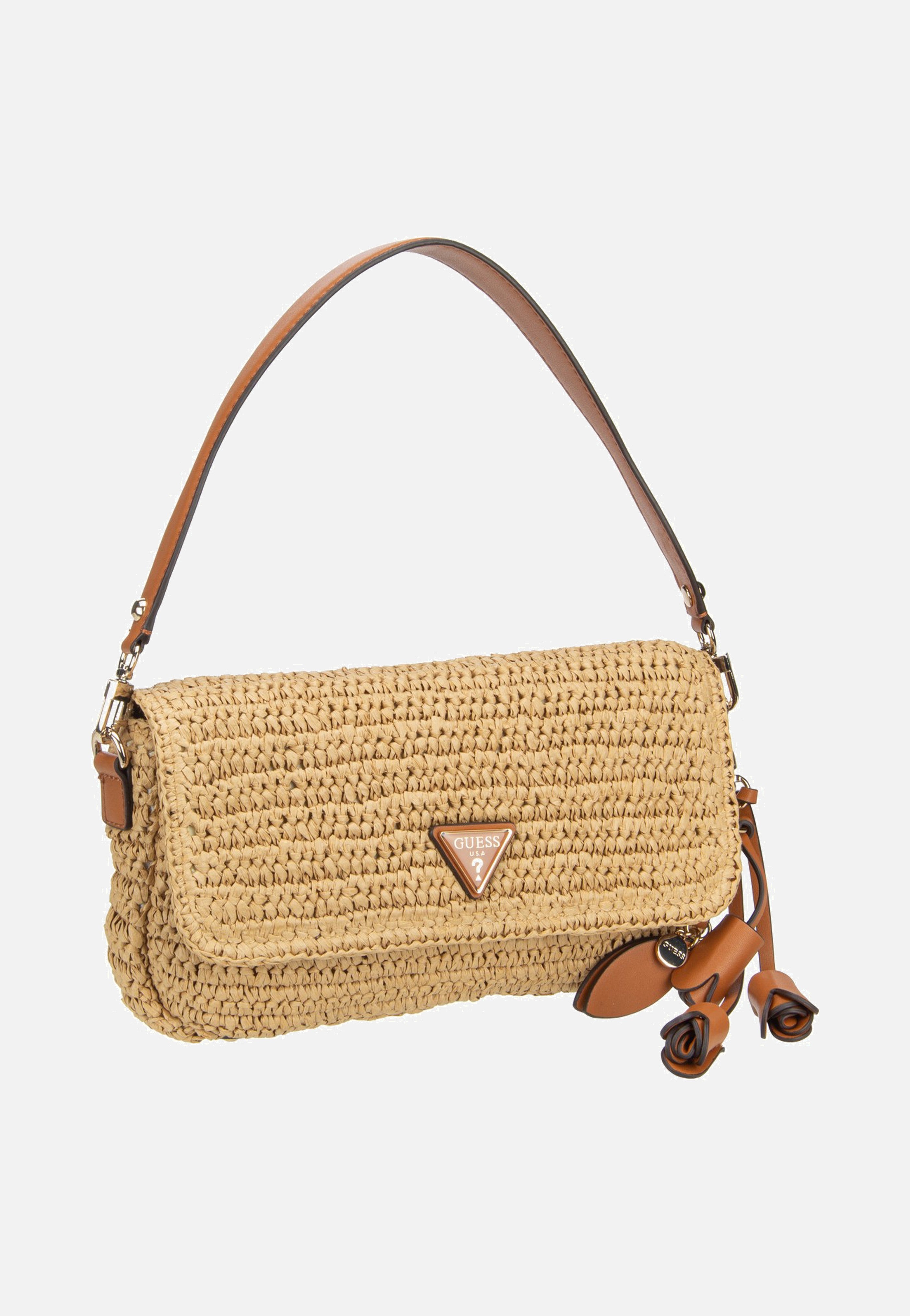 Guess Ofelia Flap Shoulder 23190 Natural/Cognac Shoulder Bag