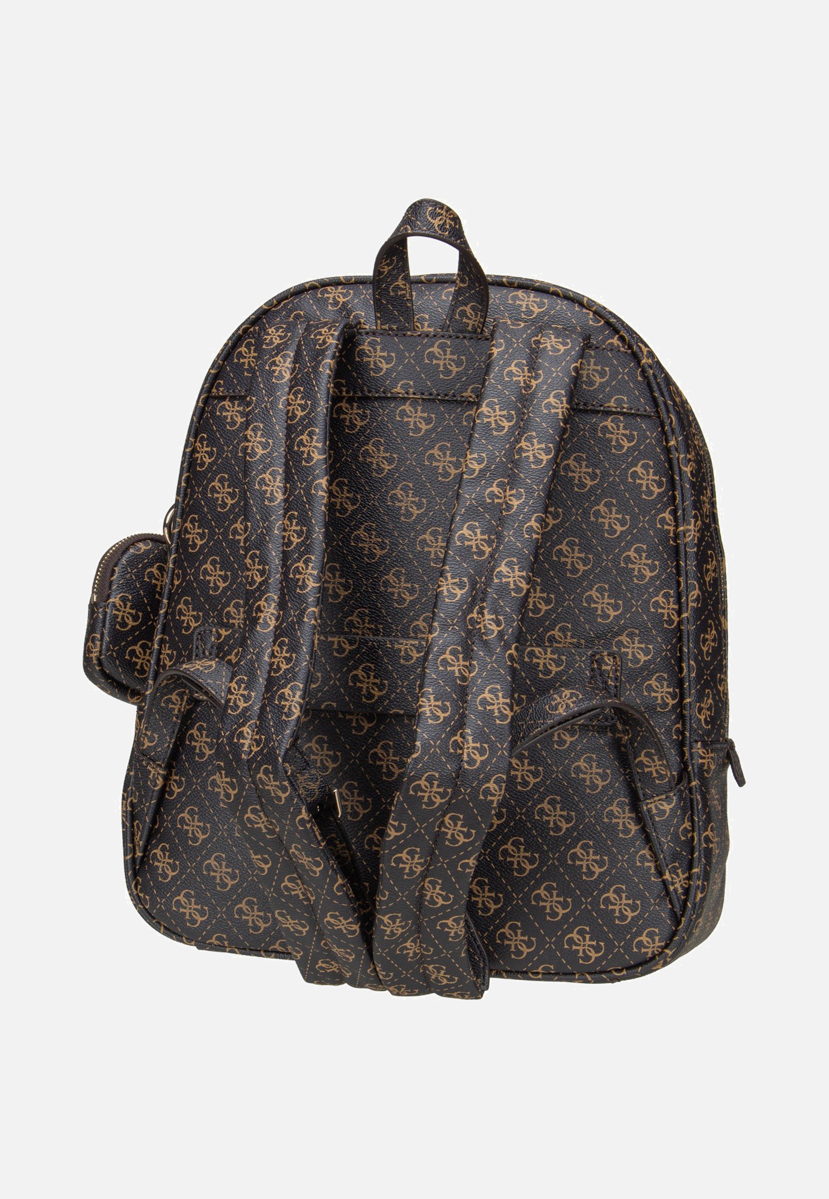 Guess - Power Play II Large Tech Brown Logo - Backpack | Women-Image