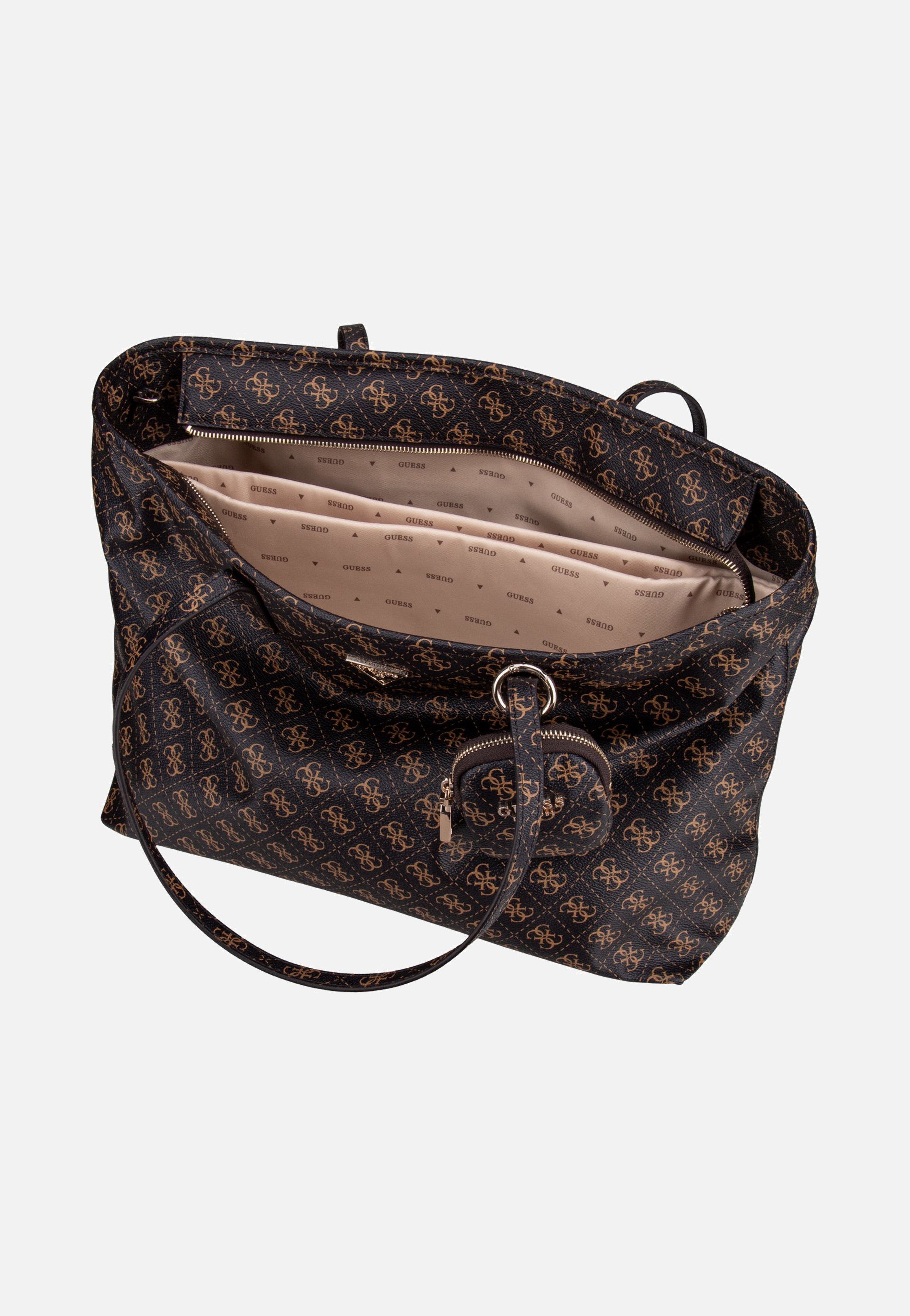 Guess - Power Play II Large Tech TO Lo Brown Logo - Shopper | Women-Image