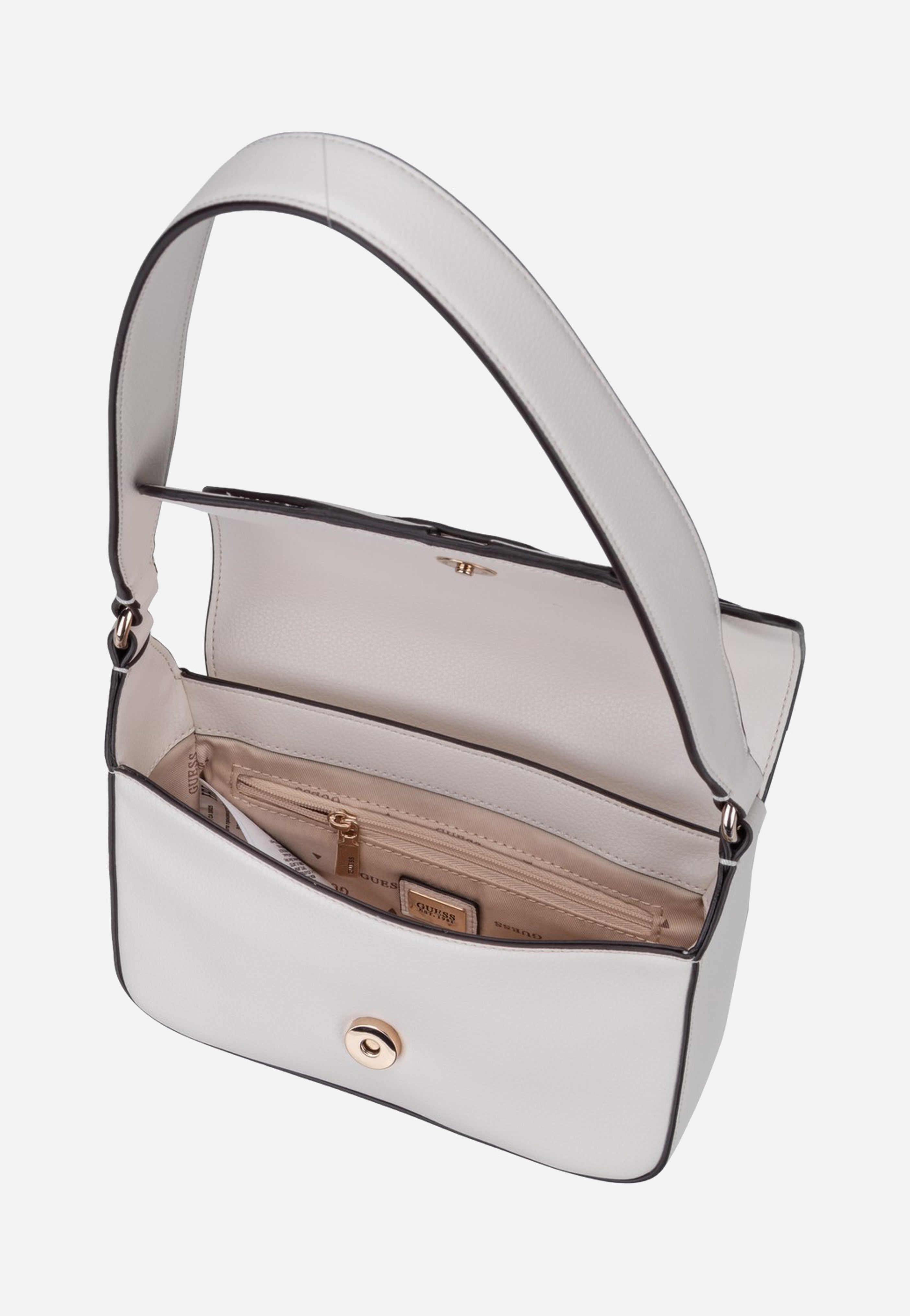 Guess Ruby Flap 40190 Off White Shoulder Bag