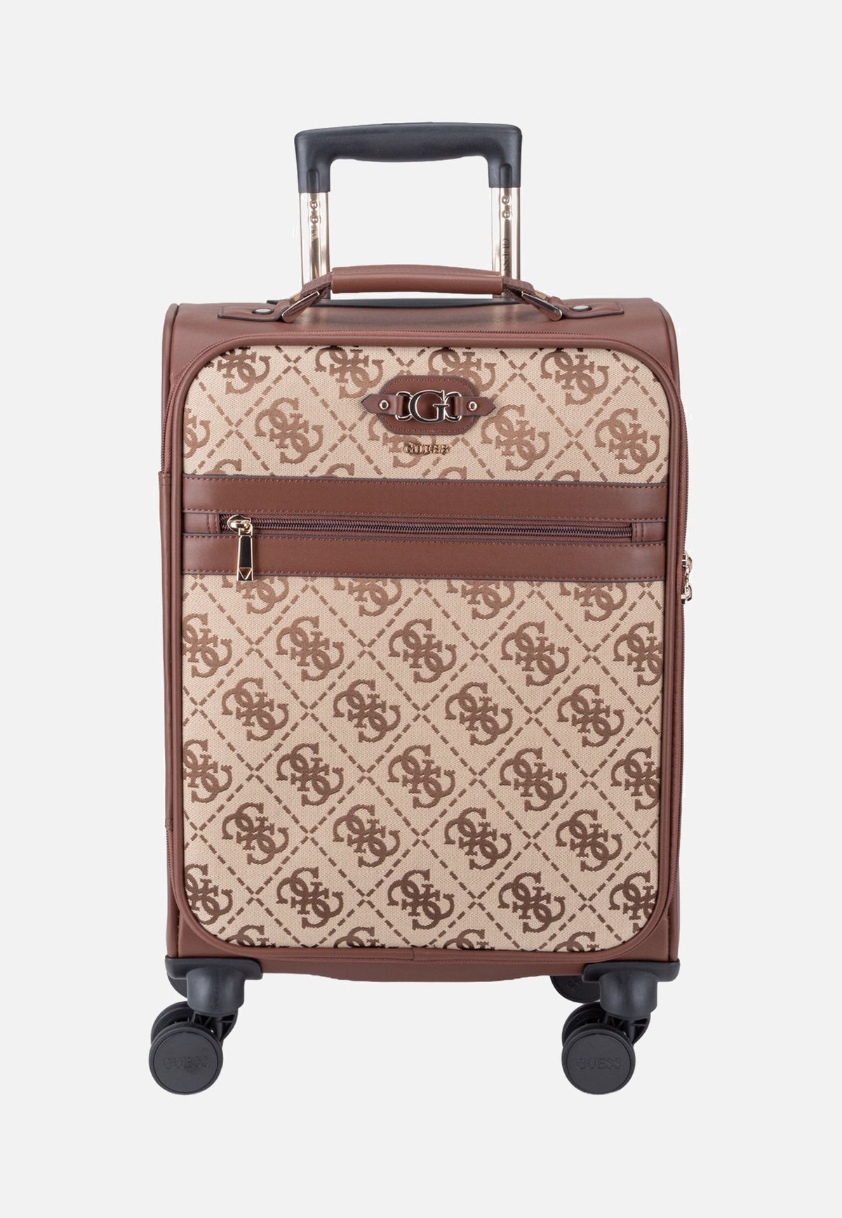 Guess Samantha 18 In 8-Wheeler 13983 Latte Logo/Brown Suitcase