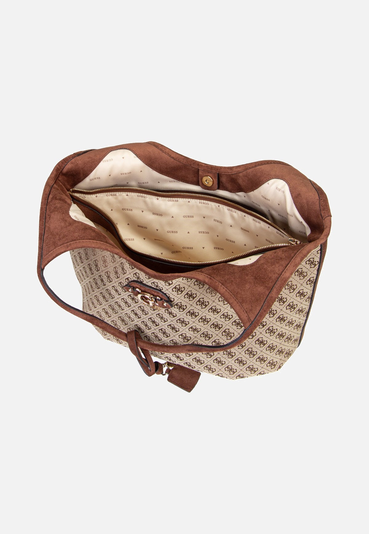 Guess Samantha Girlfriend 13230 Latte Logo/Brown Comprador