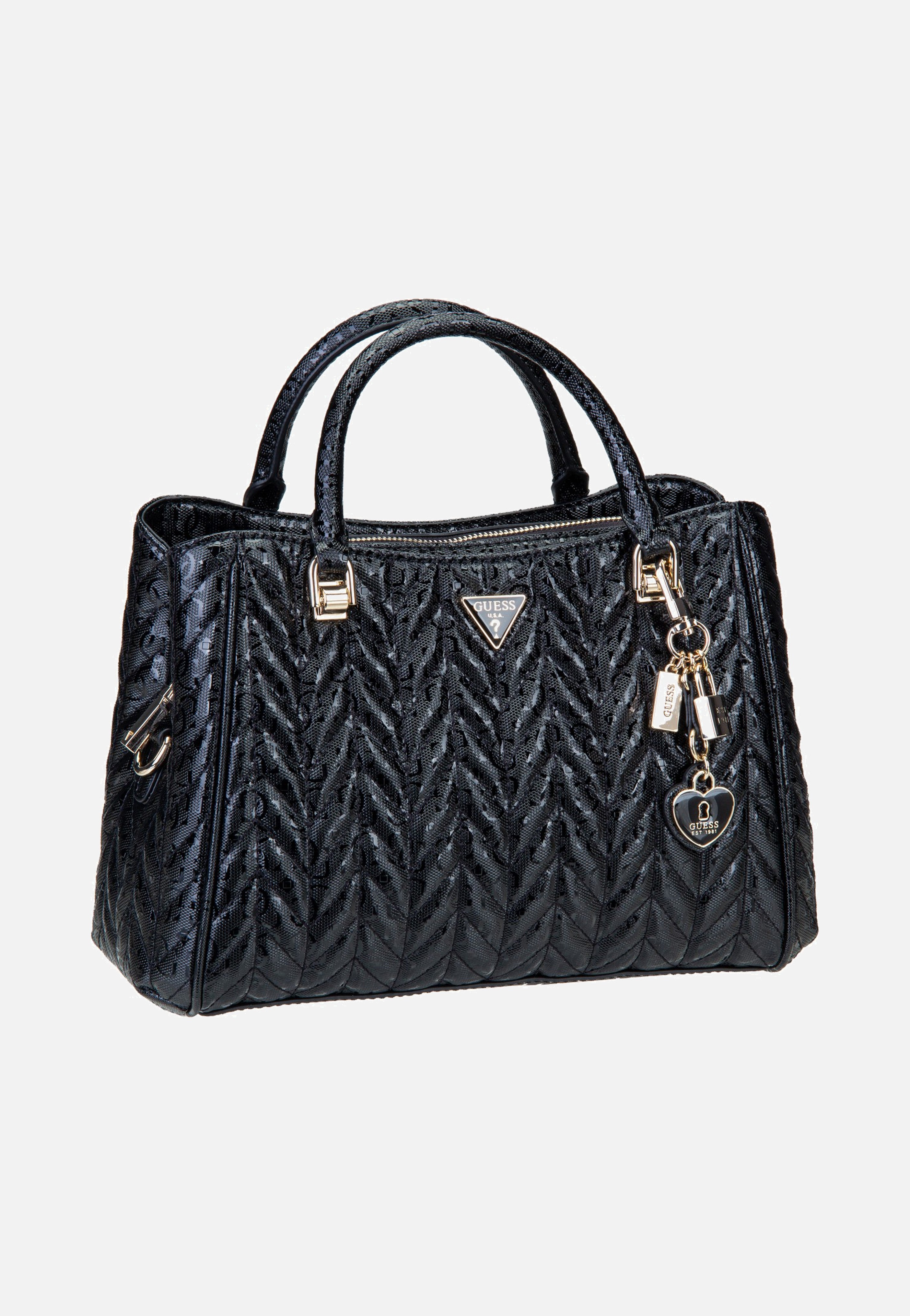 Guess Stacey Girlfriend 41060 Black Satchel